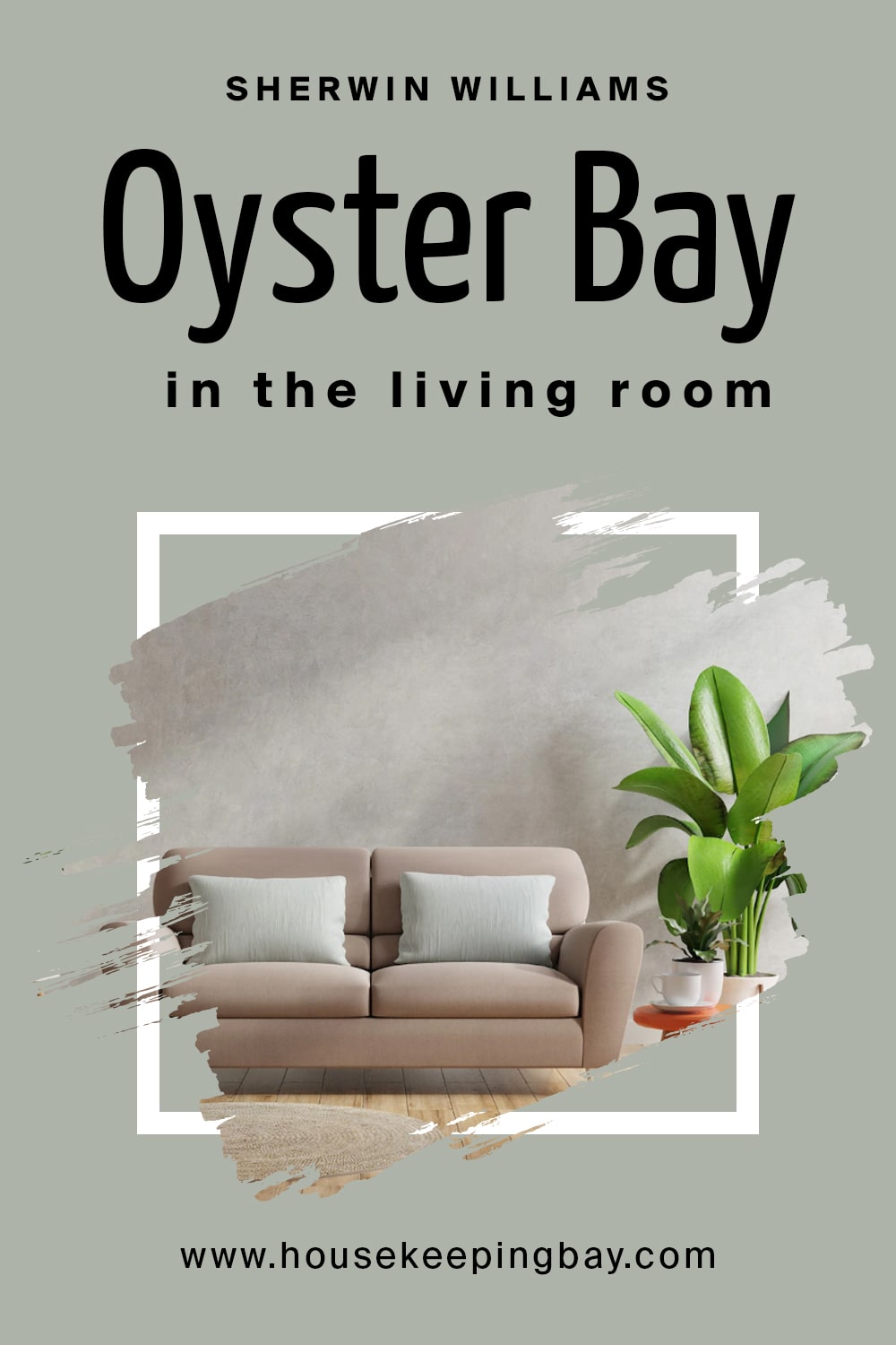 Sherwin Williams. Oyster Bay In the Living Room