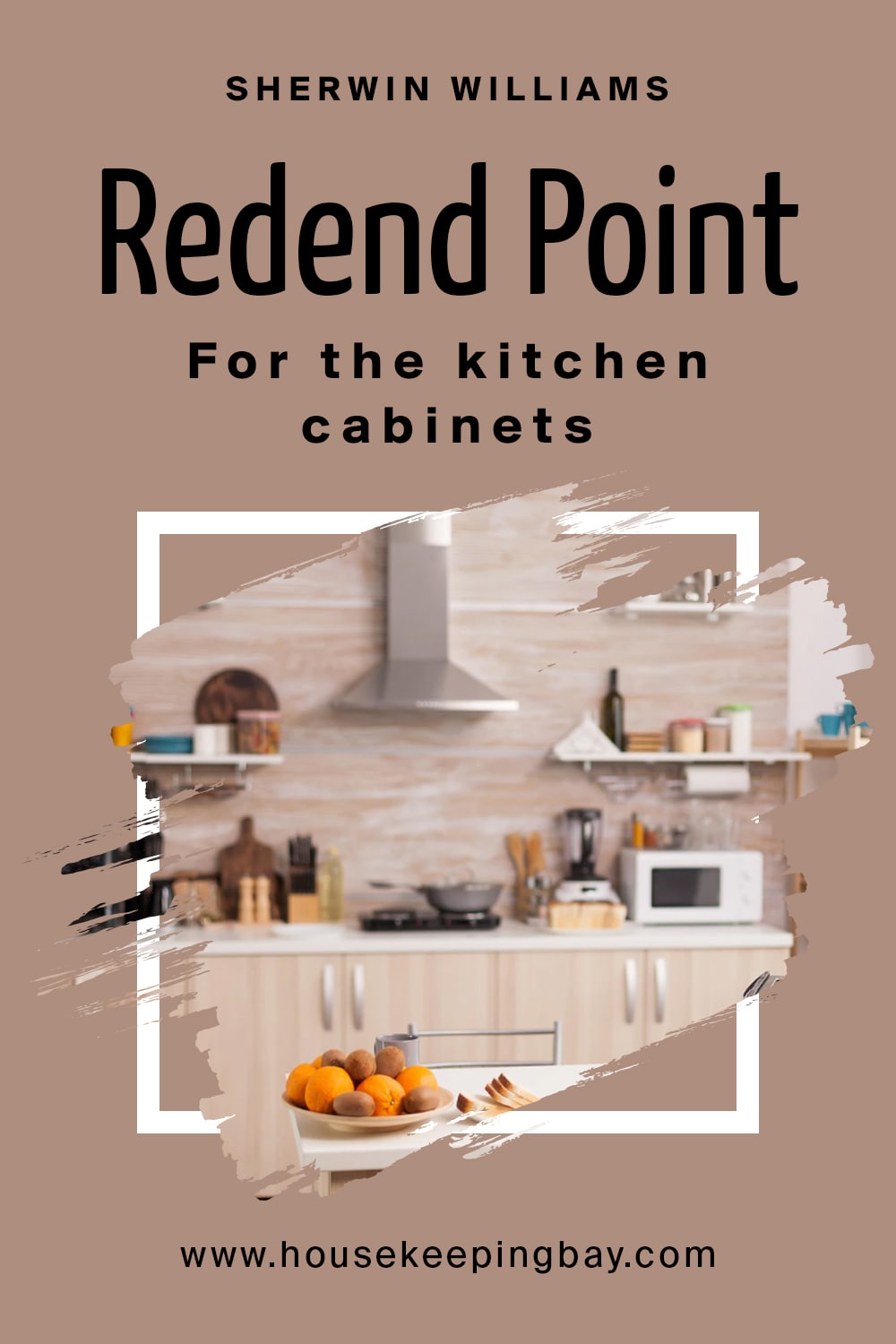 Sherwin Williams. Redend Point For the kitchen cabinets