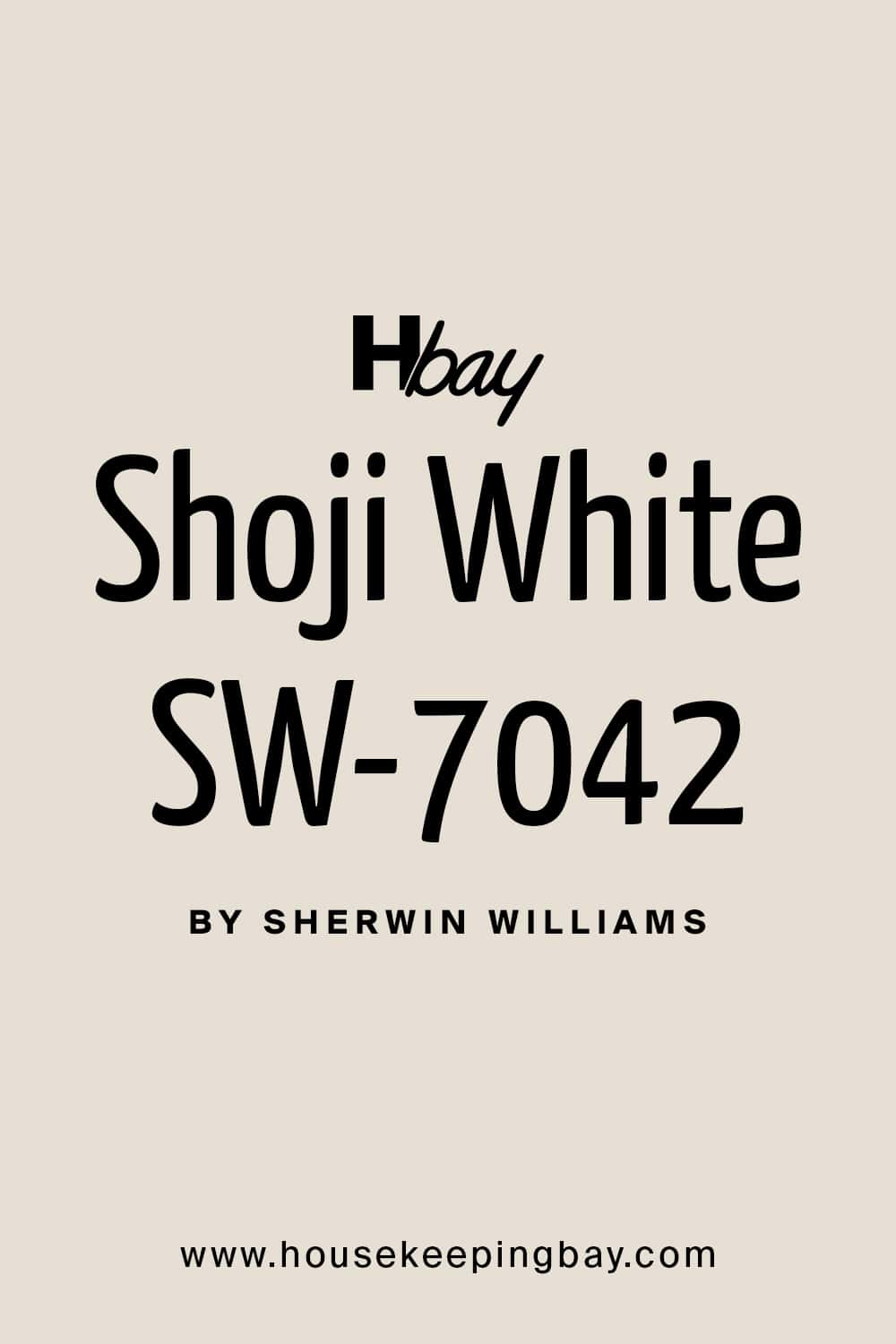 Shoji White SW 7042 by Sherwin Williams