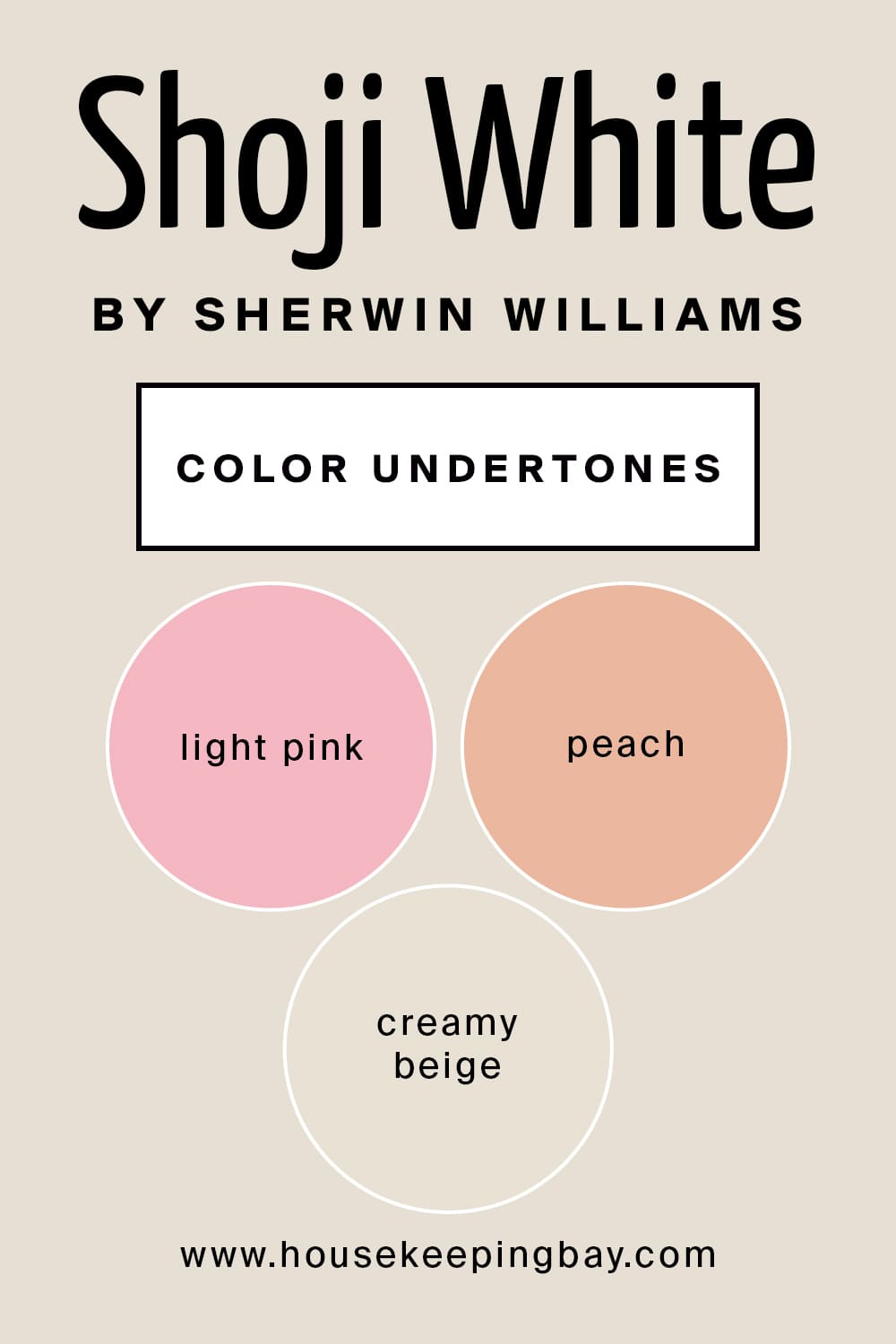Shoji White by Sherwin Williams Color Undertones