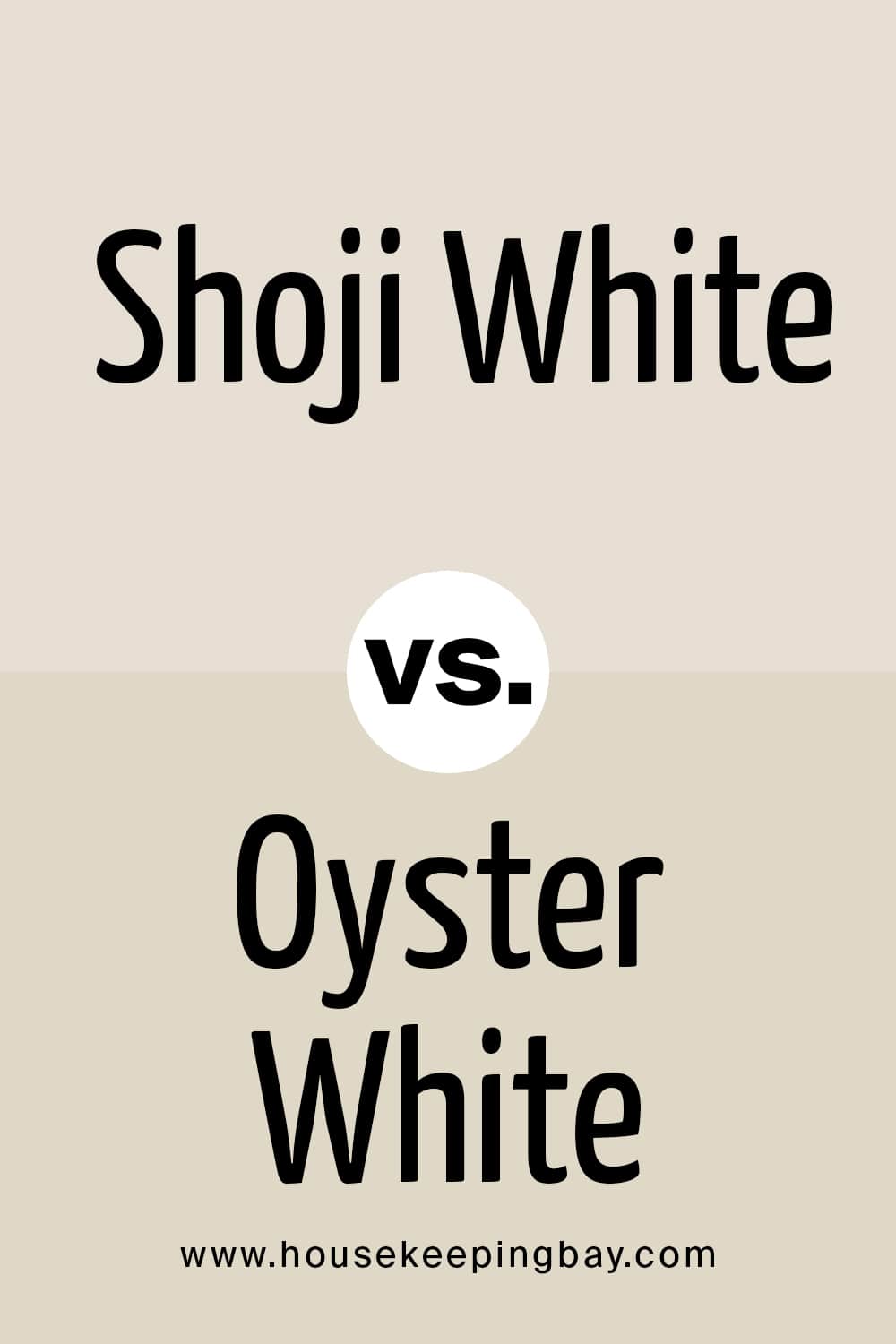 Shoji White vs Oyster White