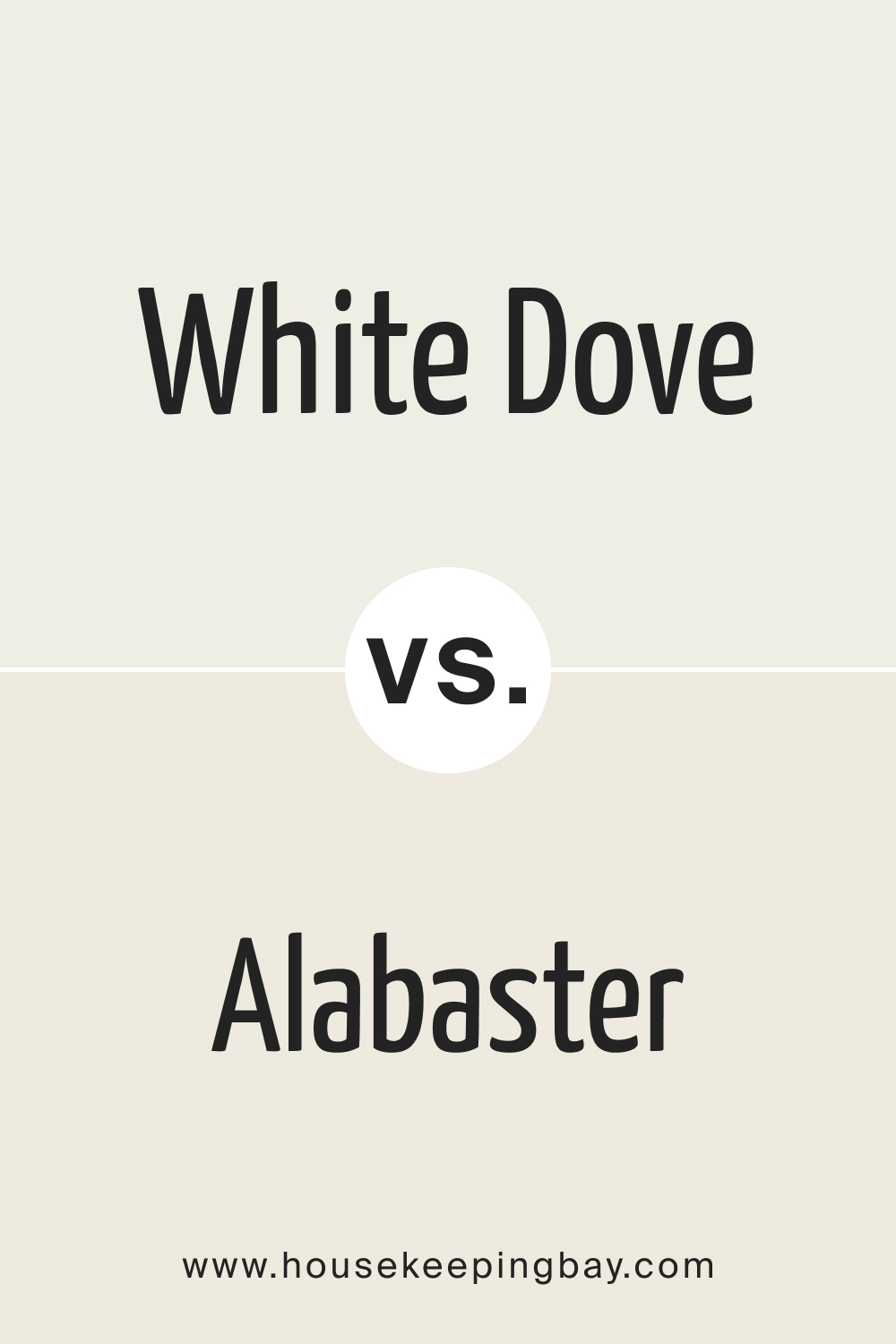 white dove vs alabaster