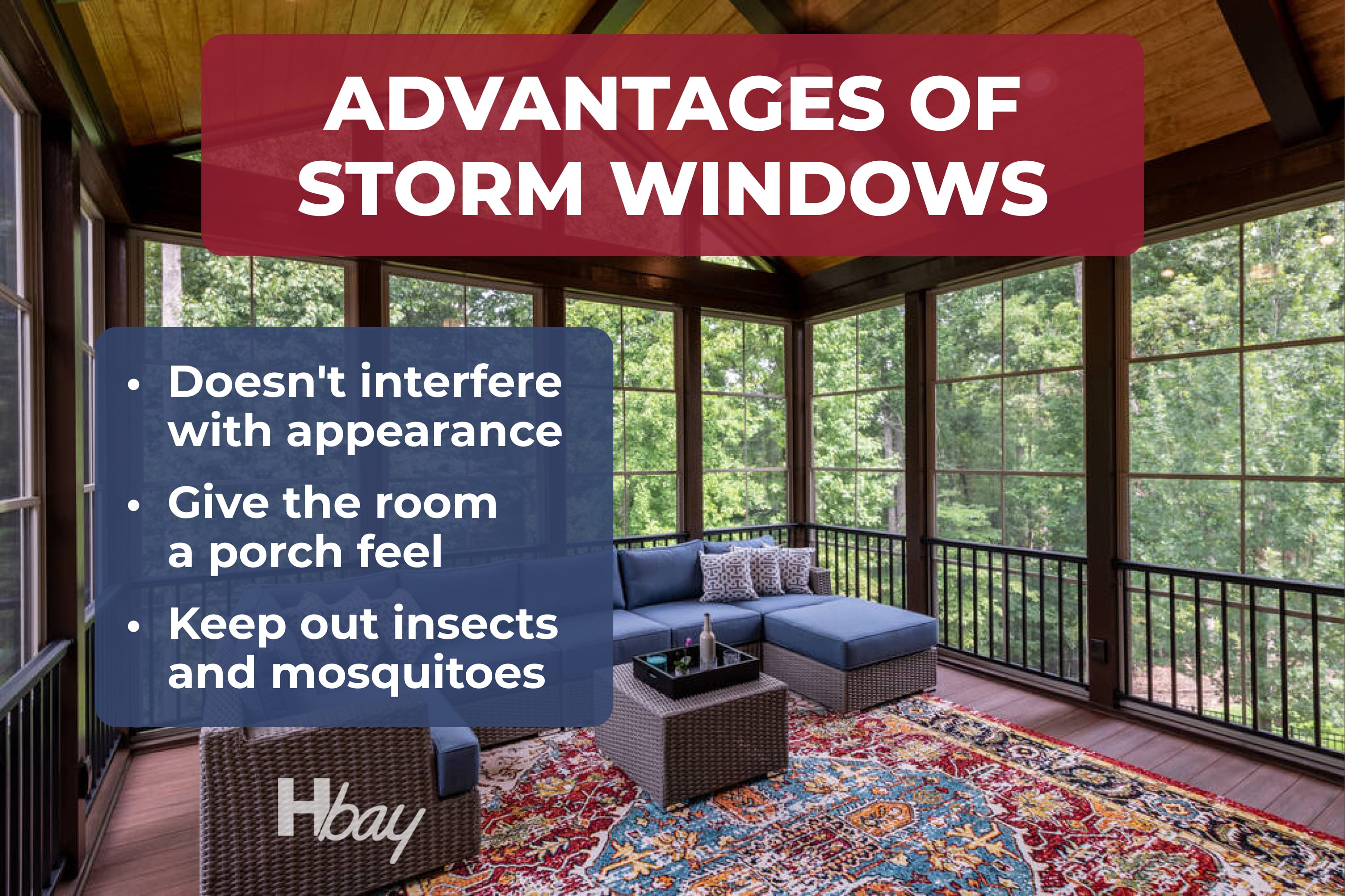 Advantages of storm windows