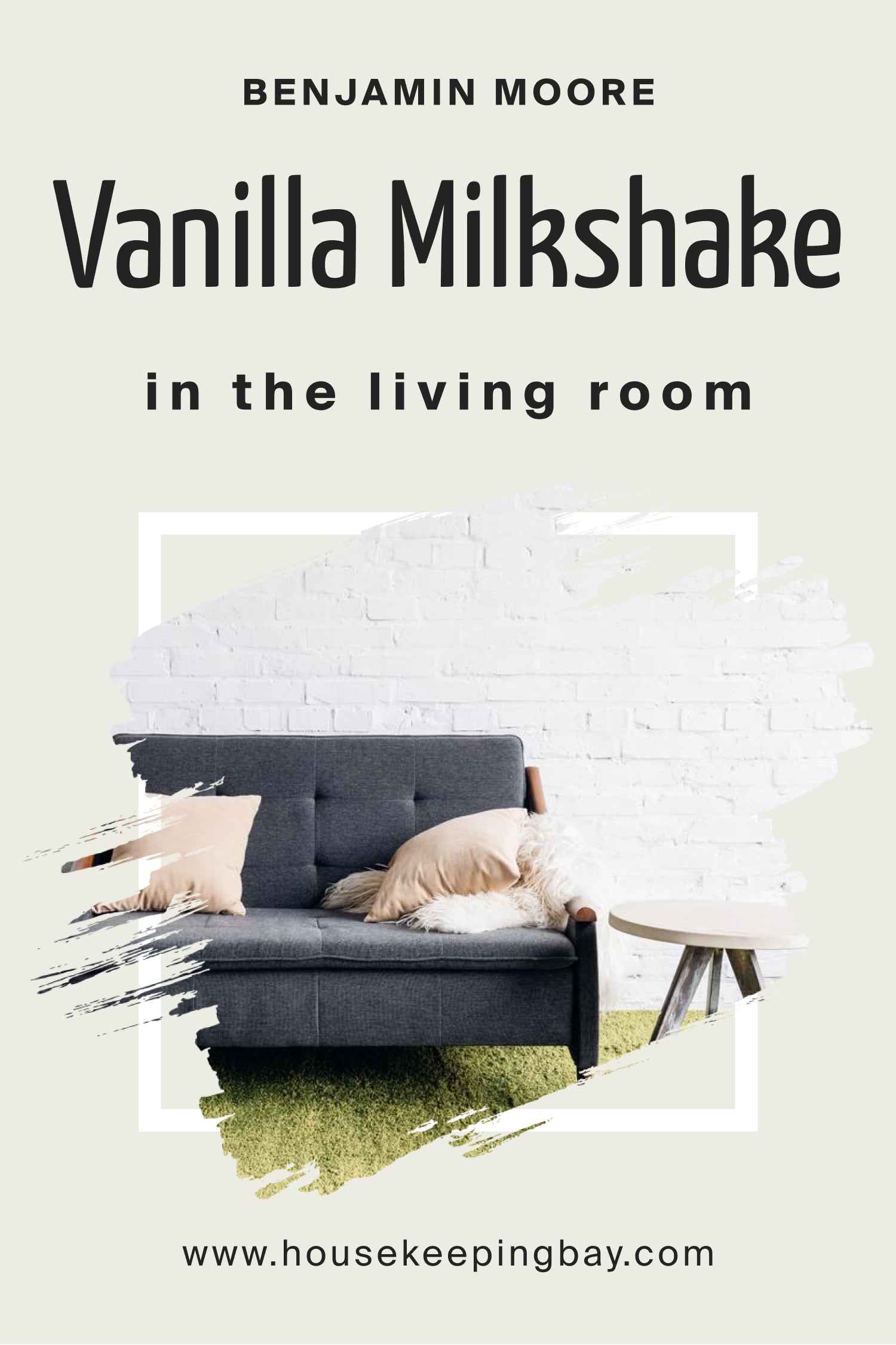 Benjamin Moore. Vanilla Milkshake 2141 70 in the living Room