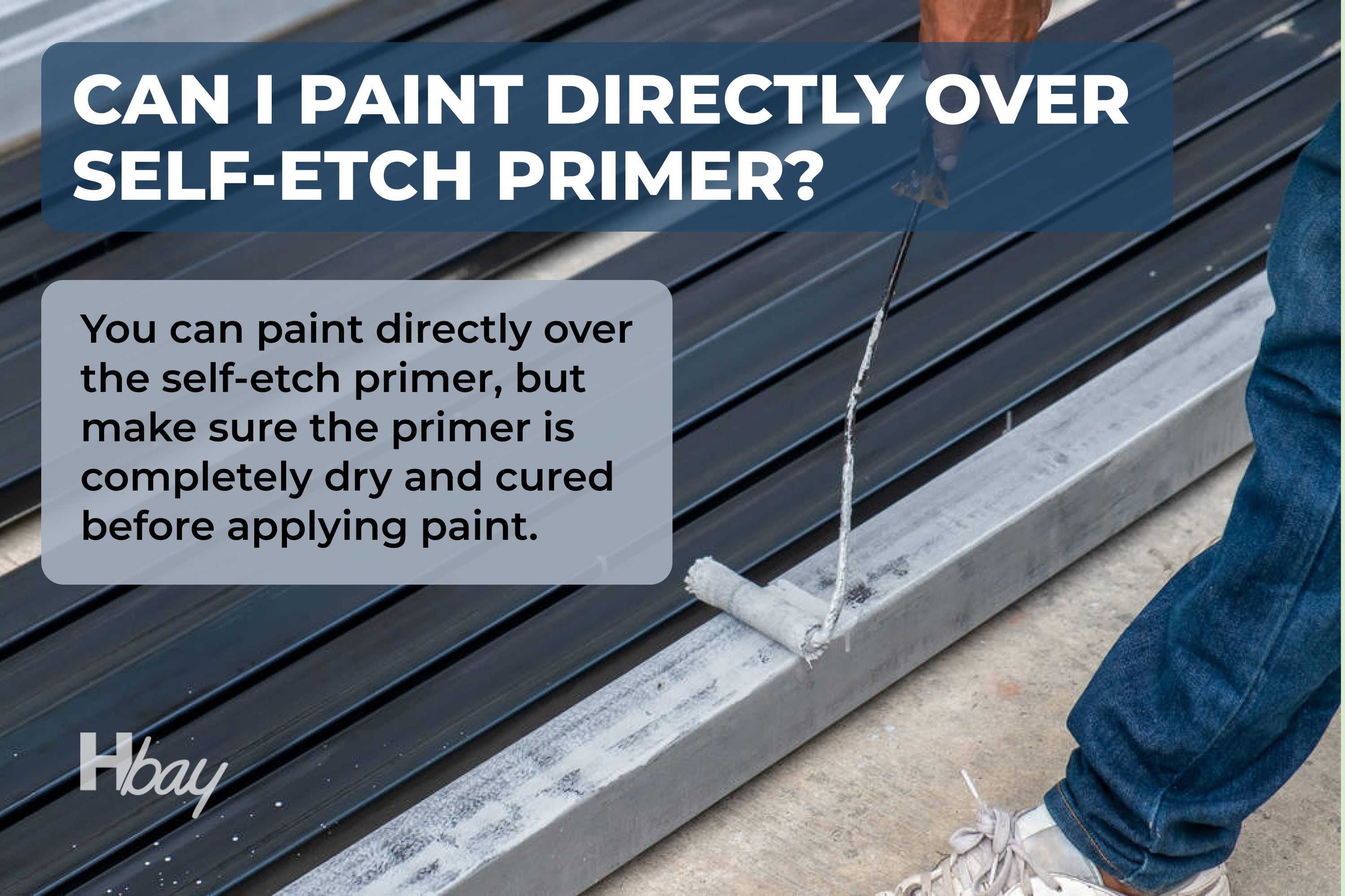Can I paint directly over self etch primer