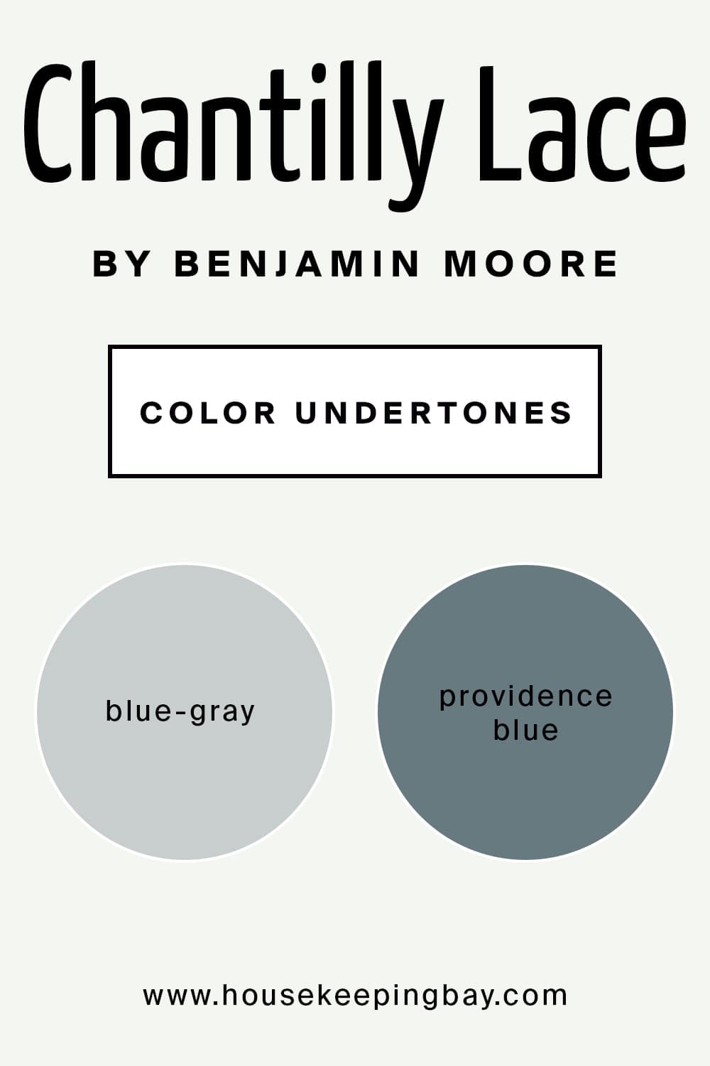 Chantilly Lace by Benjamin Moore Color Undertones