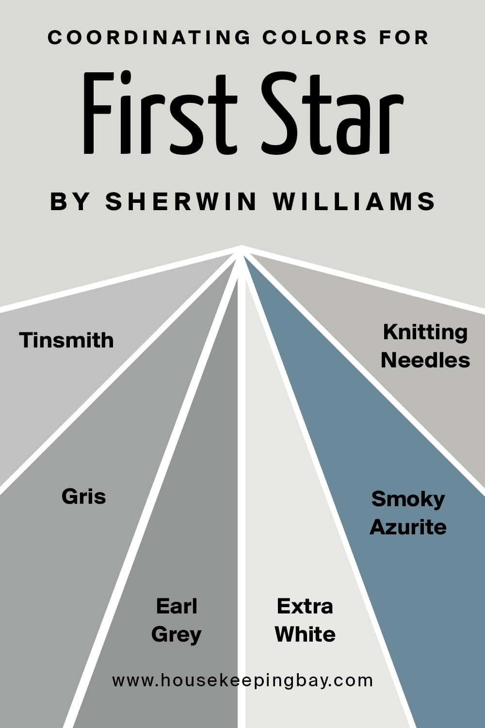 Coordinating Colors for First Star by Sherwin Williams