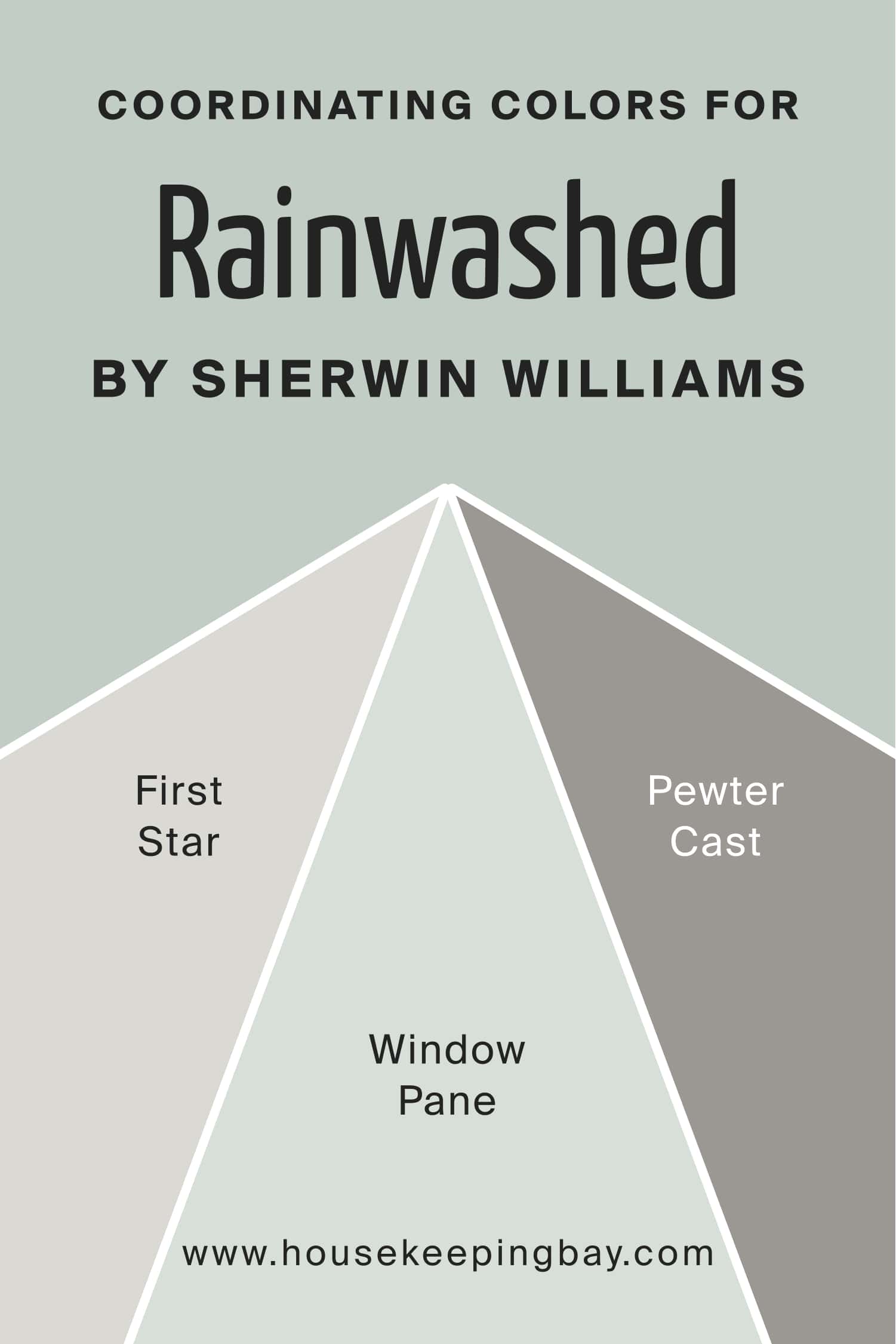 Coordinating Colors for Rainwashed by Sherwin Williams