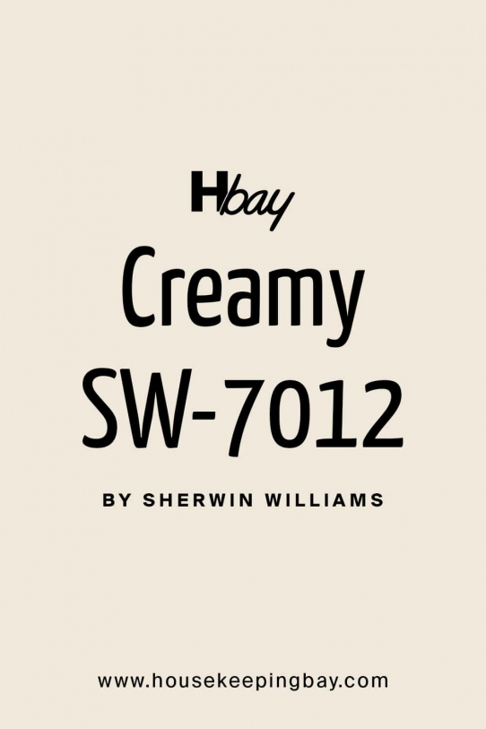 Creamy Paint Color SW-7012 by Sherwin-Williams - Housekeepingbay