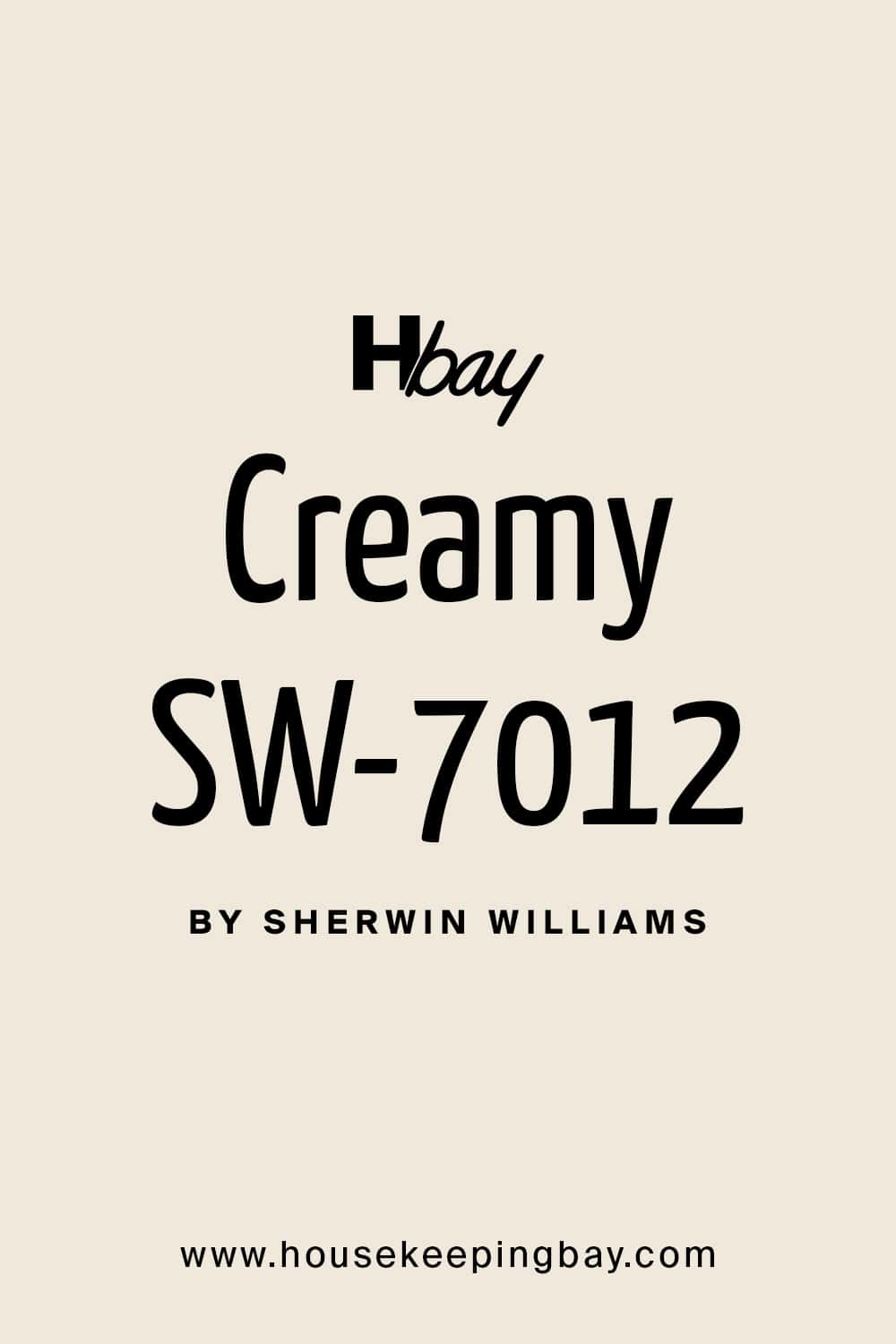 Cream Paint Color SW 7012 by Sherwin Williams