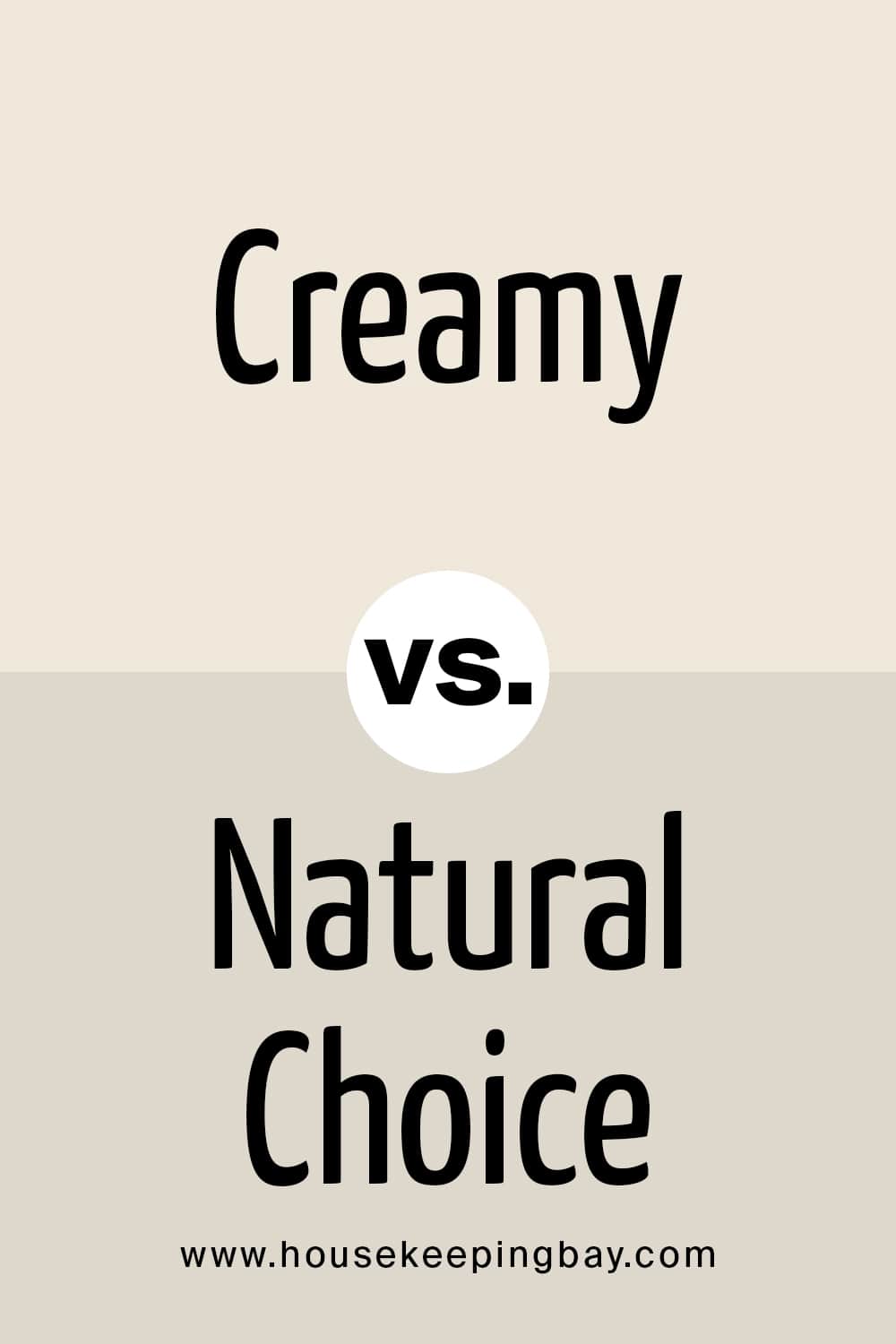 Creamy vs Natural Choice
