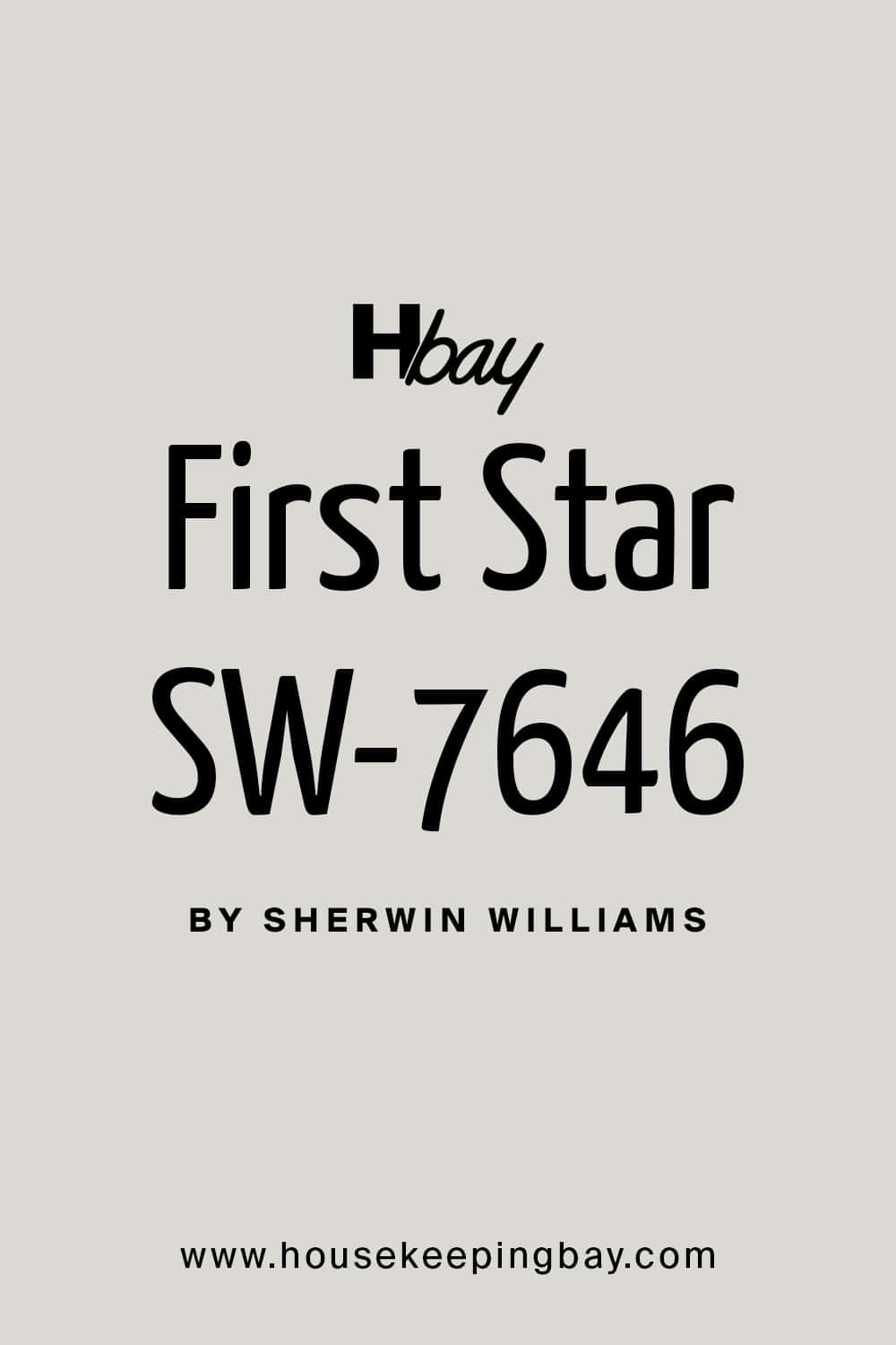 First Star SW 7646 Paint Color by Sherwin Williams