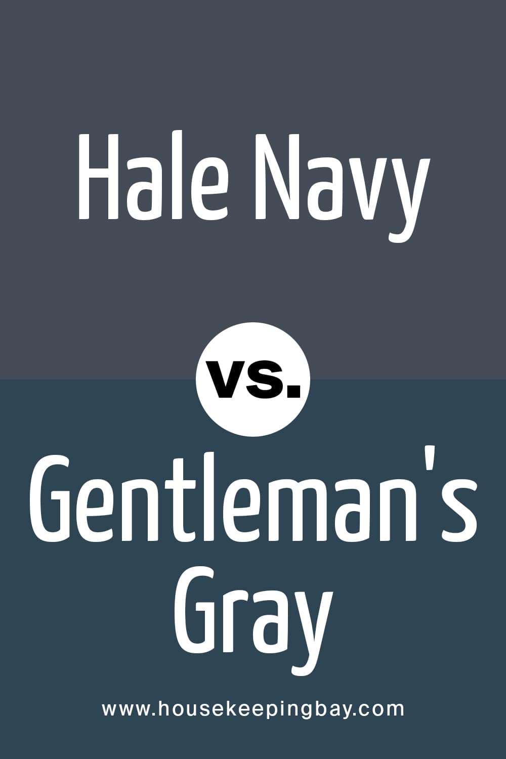 Hale Navy VS Gentleman’s Gray