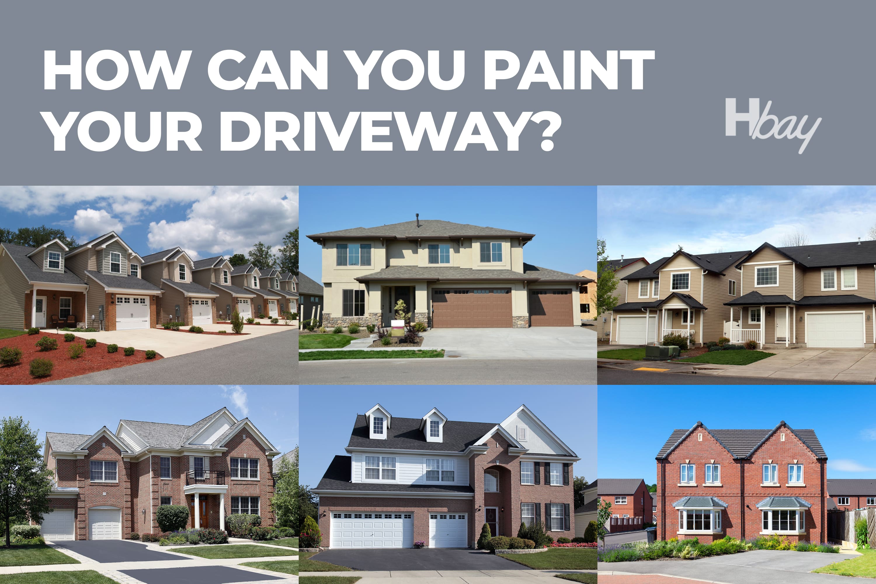 How can you paint your driveway