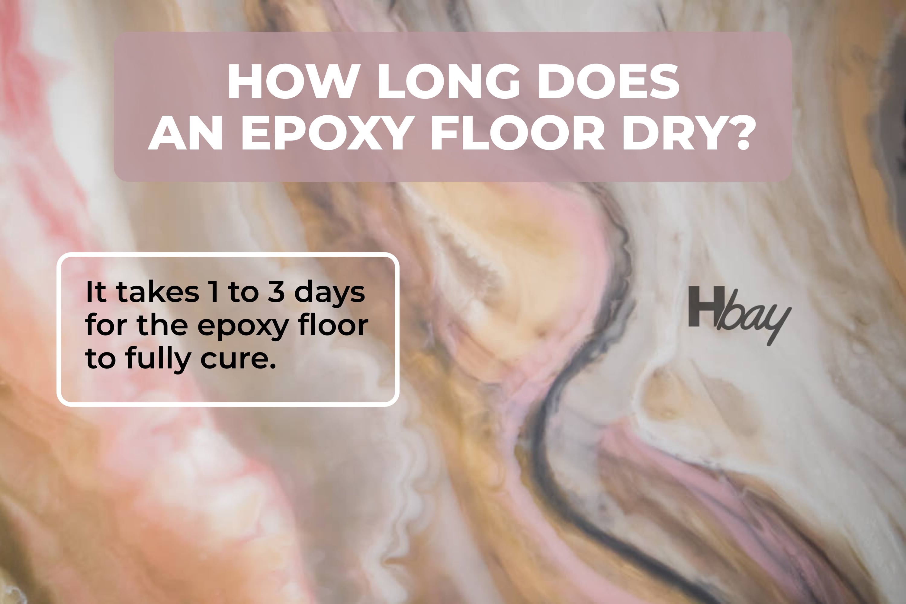 How long does an epoxy floor dry