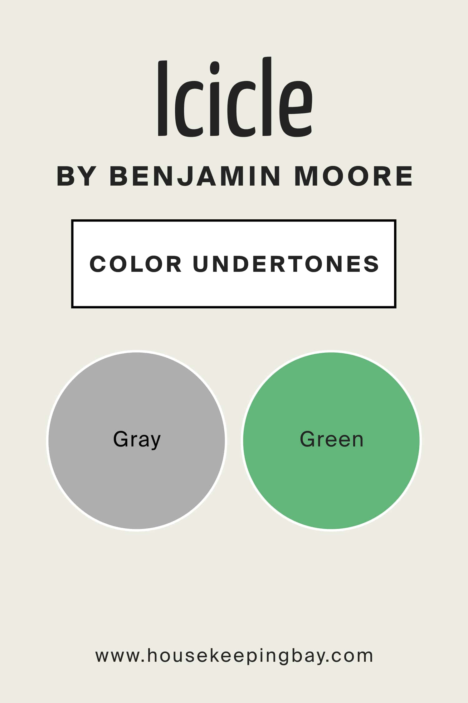 Icicle 2142 70 by Benjamin Moore Color Undertones