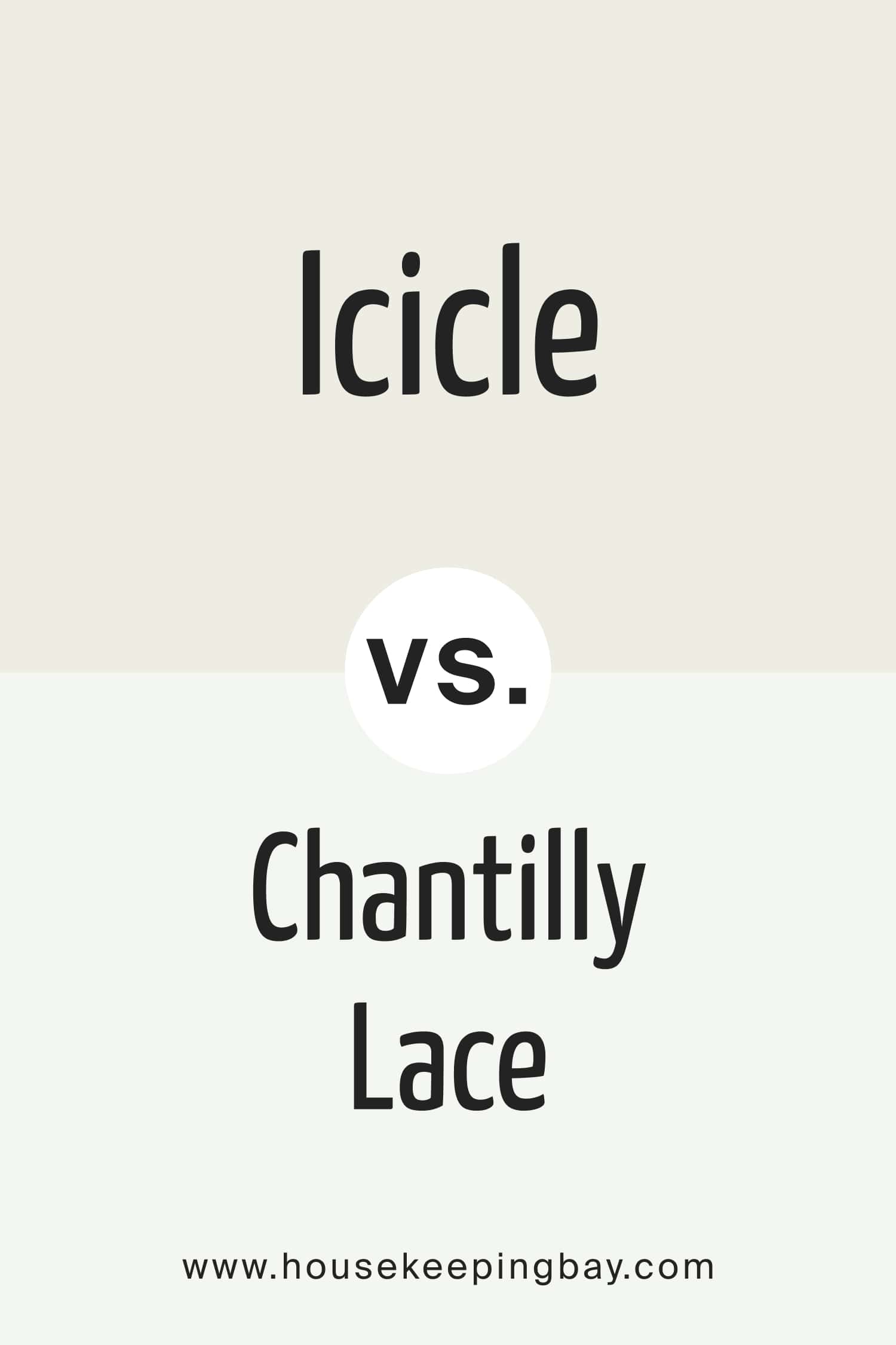 Icicle vs Chantilly Lace