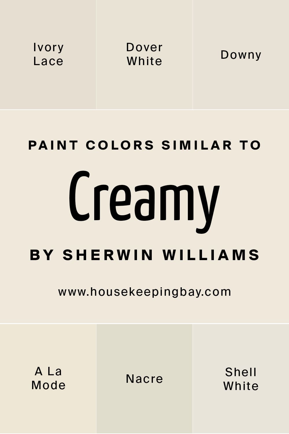 Paint Colors Similar to Cream by Sherwin Williams