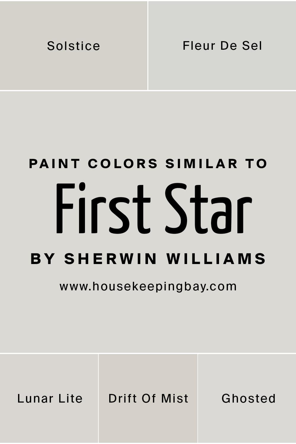 Paint Colors Similar to First Star by Sherwin Williams