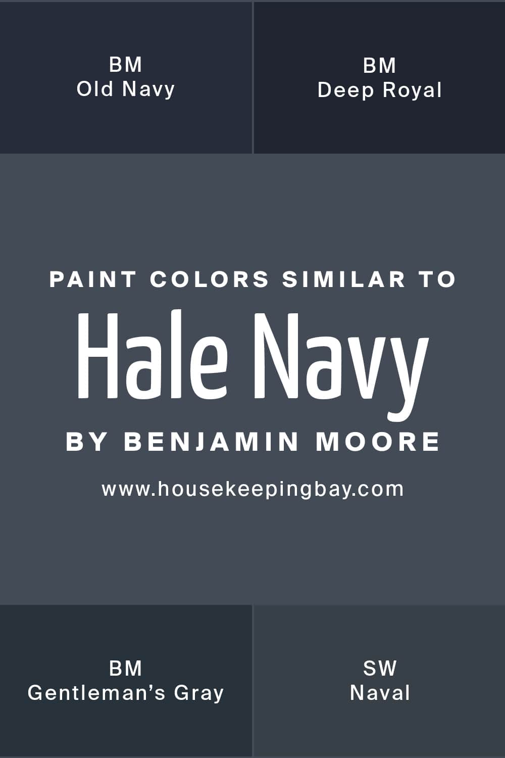 Paint Colors Similar to Hale Navy by Benjamin Moore