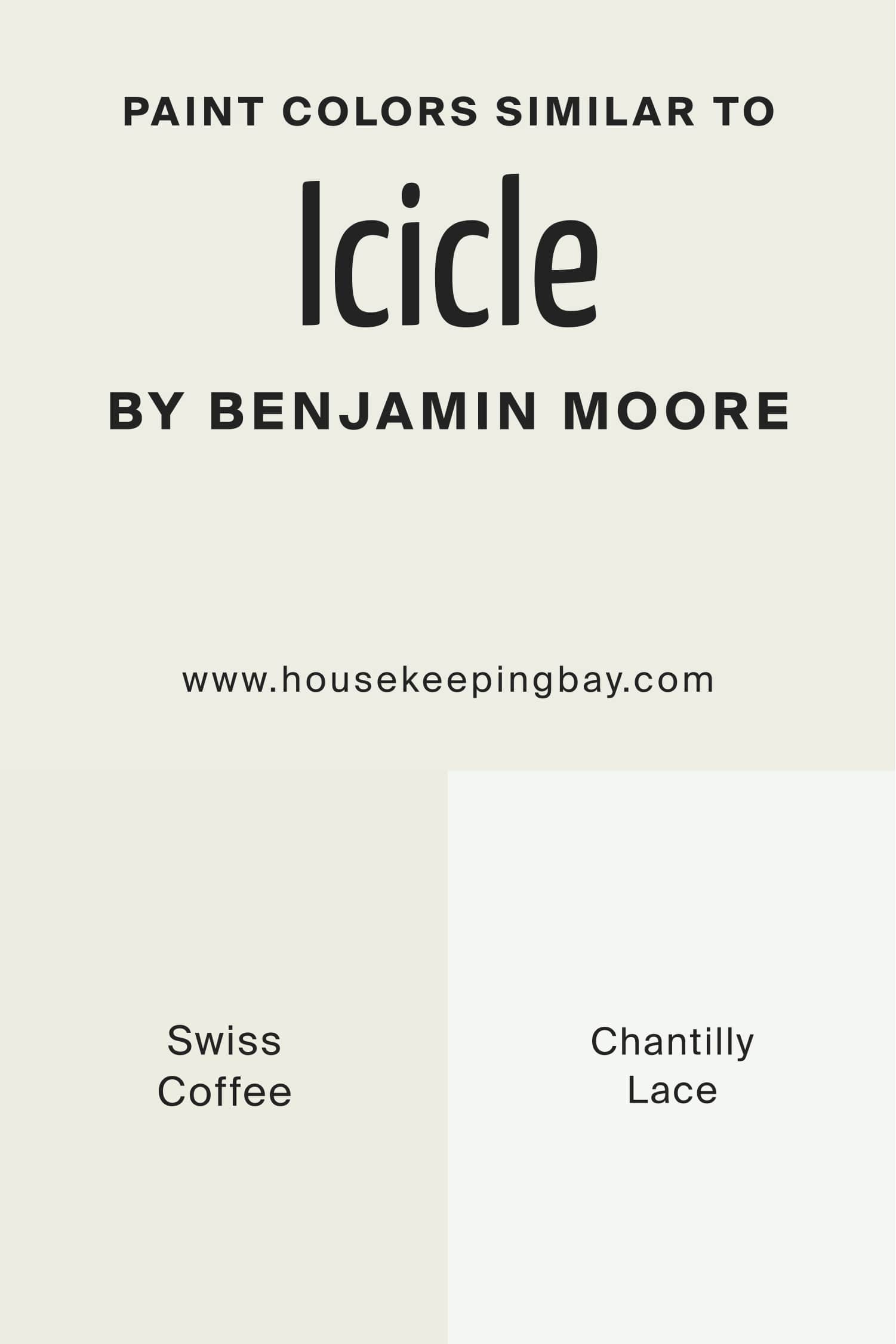 Paint Colors Similar to Icicle 2142 70 by Benjamin Moore