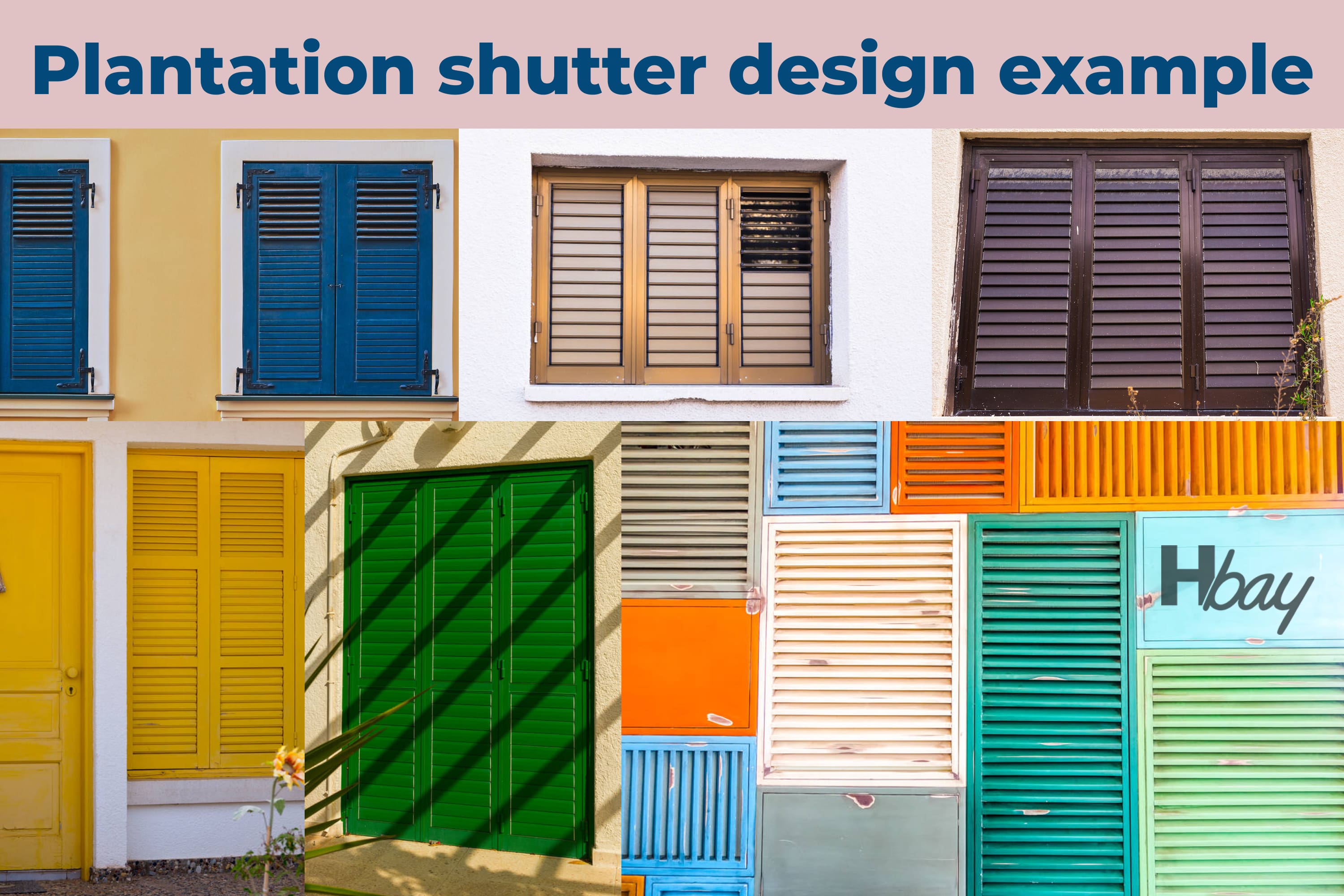 Plantation shutter design examplE