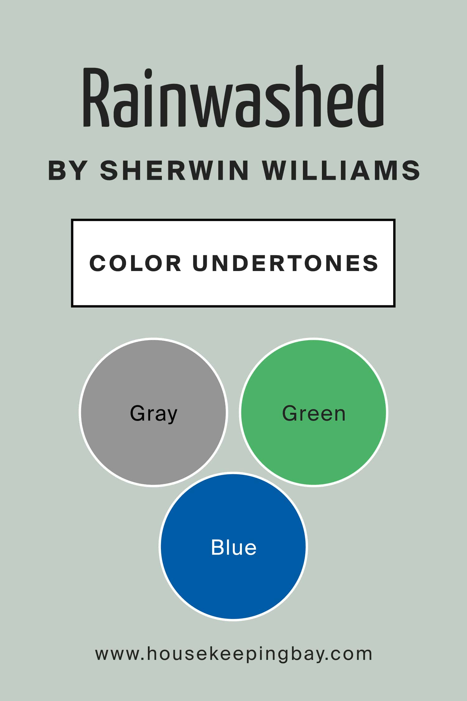 Rainwashed t by Sherwin Williams Color Undertones