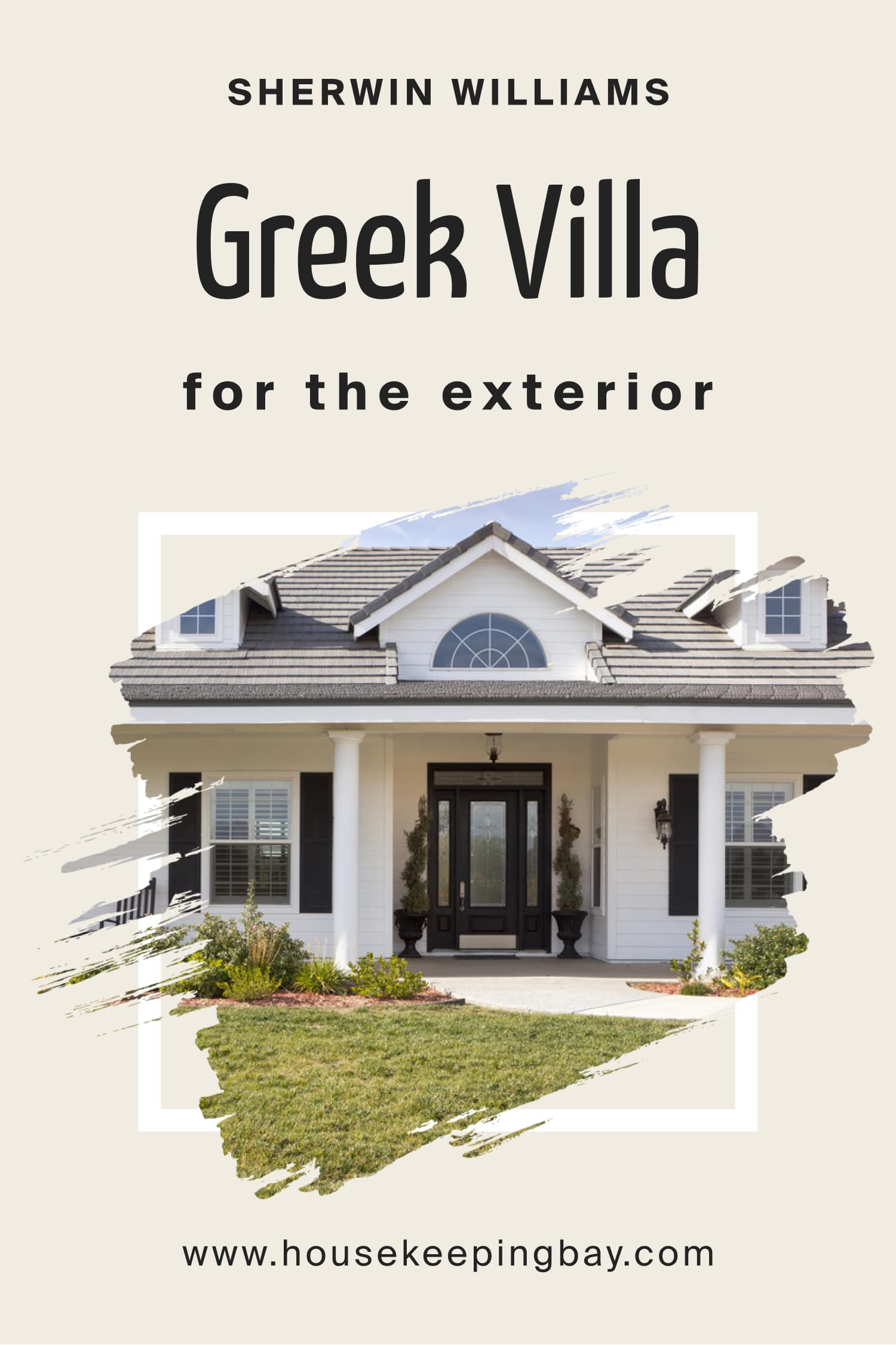 Sherwin Williams. Greek Villа For the exterior