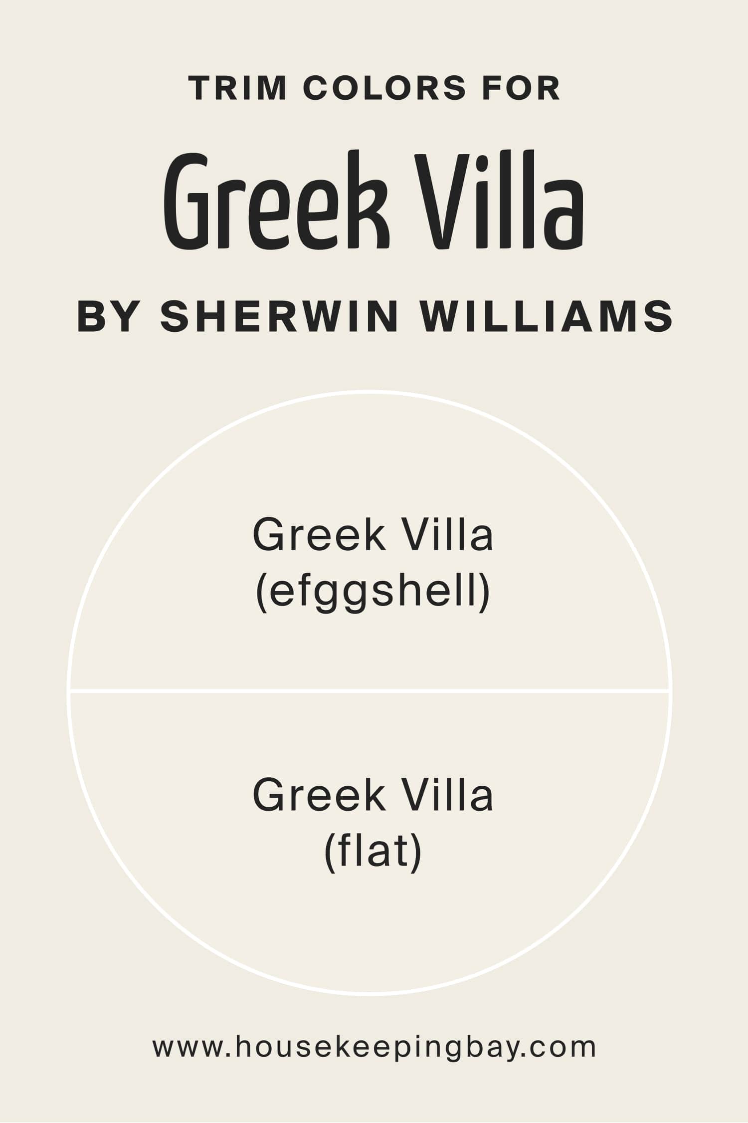 Trim Colors for Greek Villа by Sherwin Williams