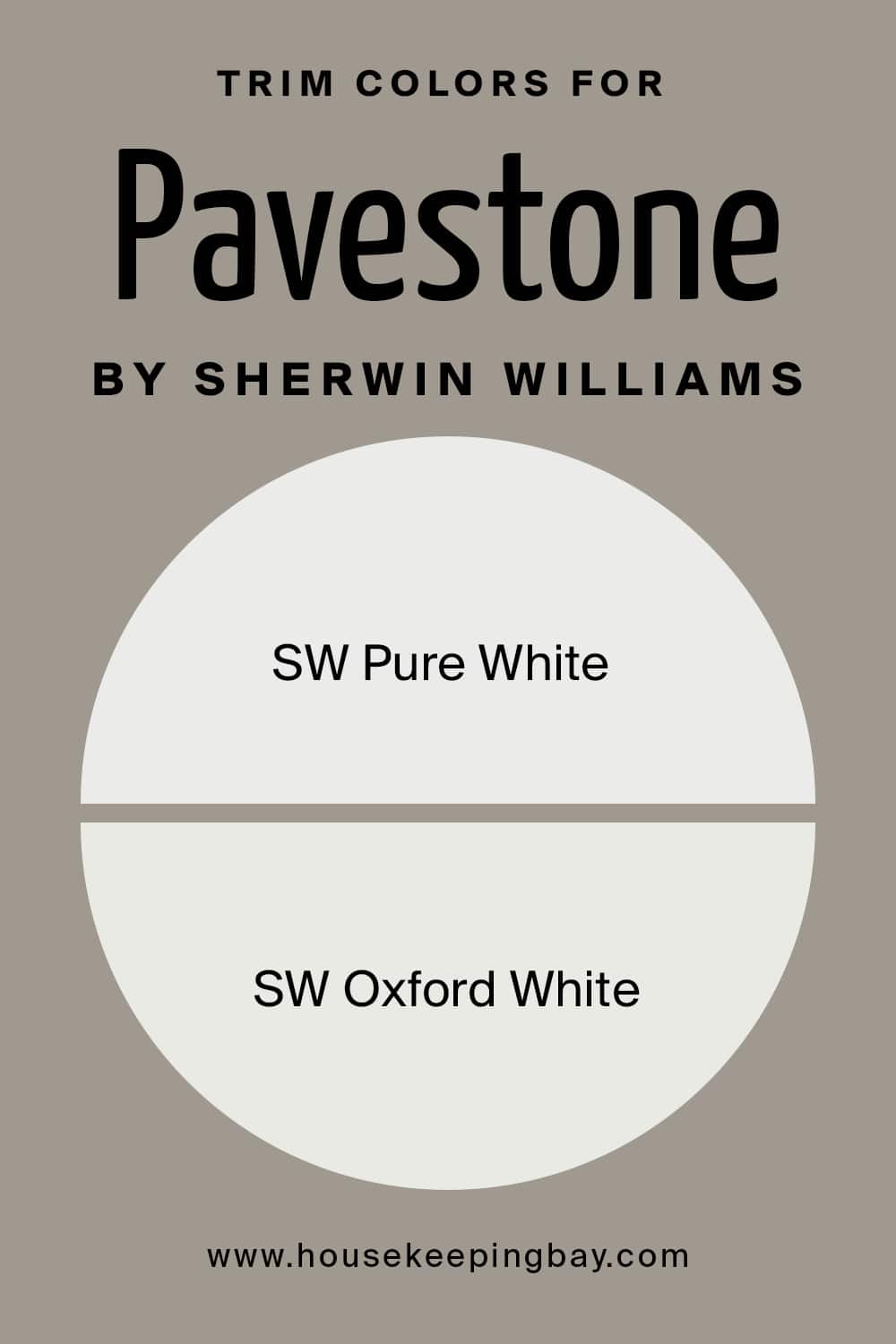 Trim Colors for Pavestone by Sherwin Williams