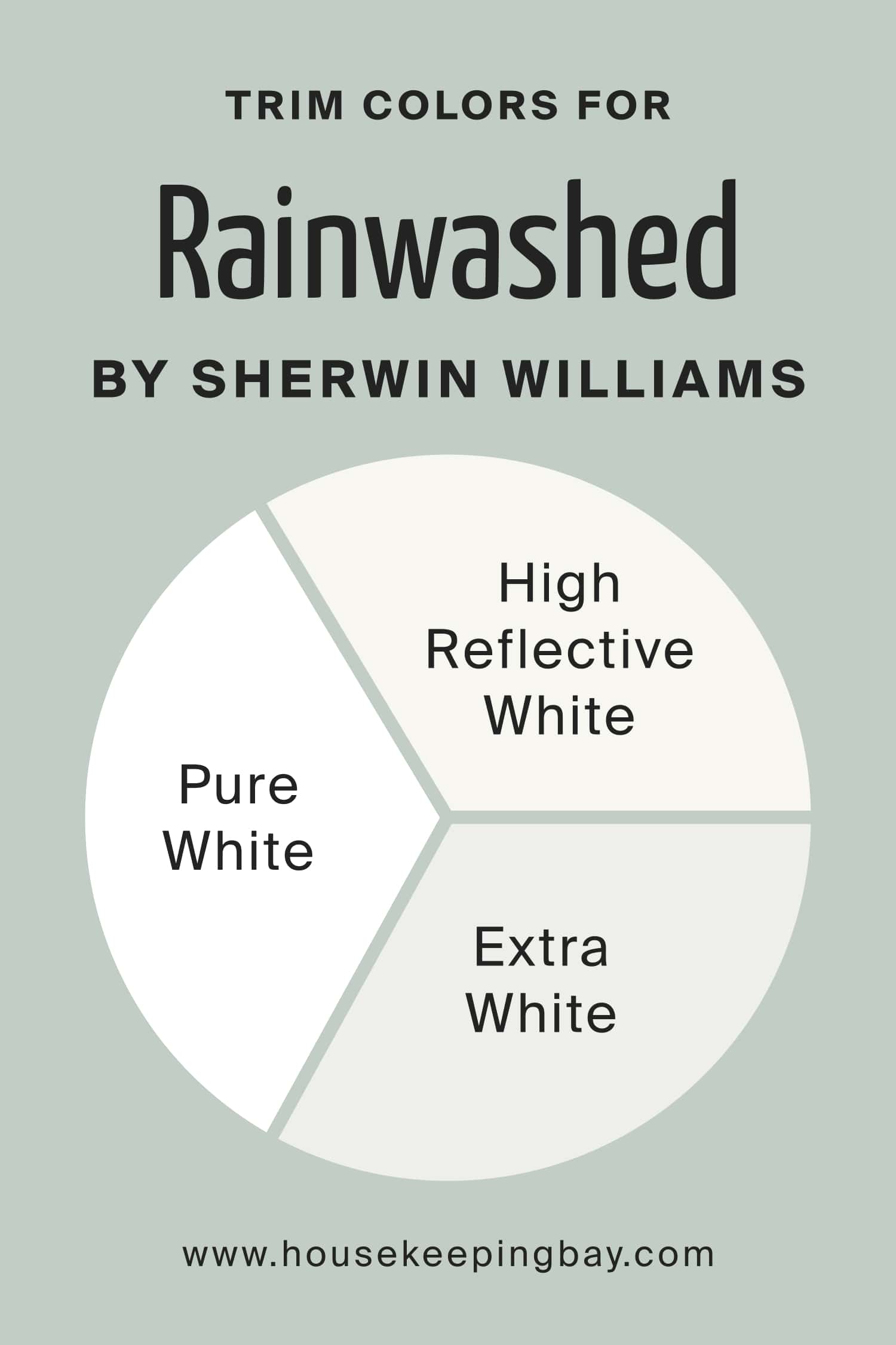 Trim Colors for Rainwashed by Sherwin Williams