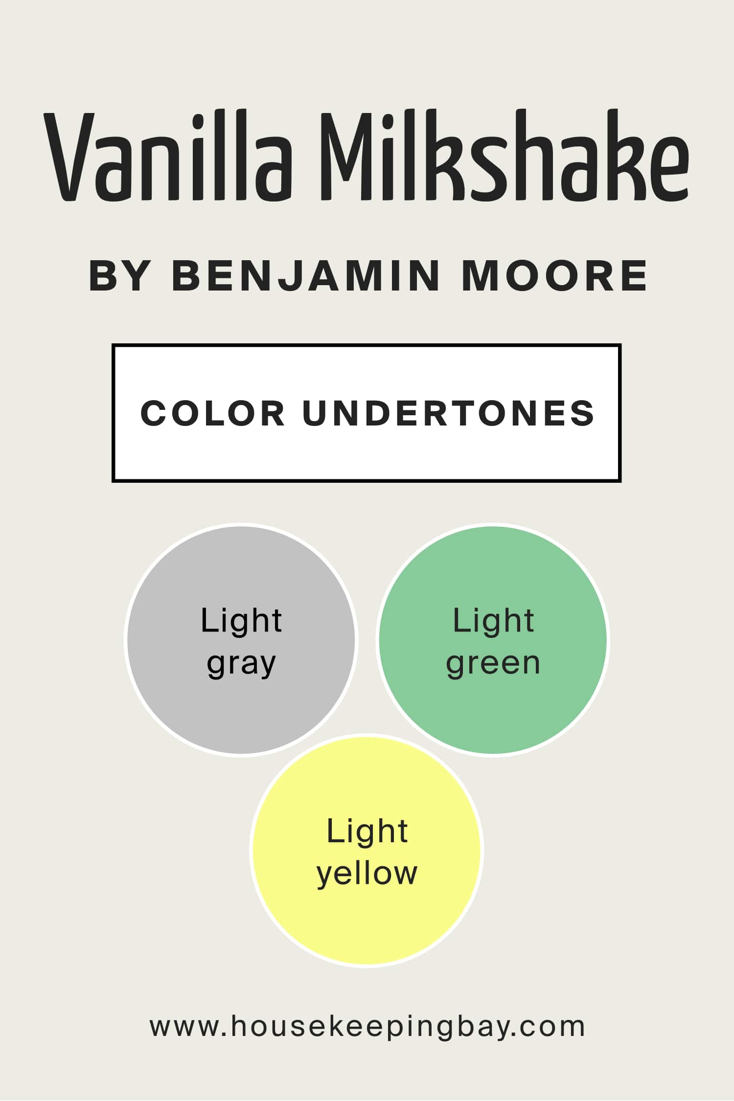 Vanilla Milkshake 2141 70 by Benjamin Moore Color Undertones