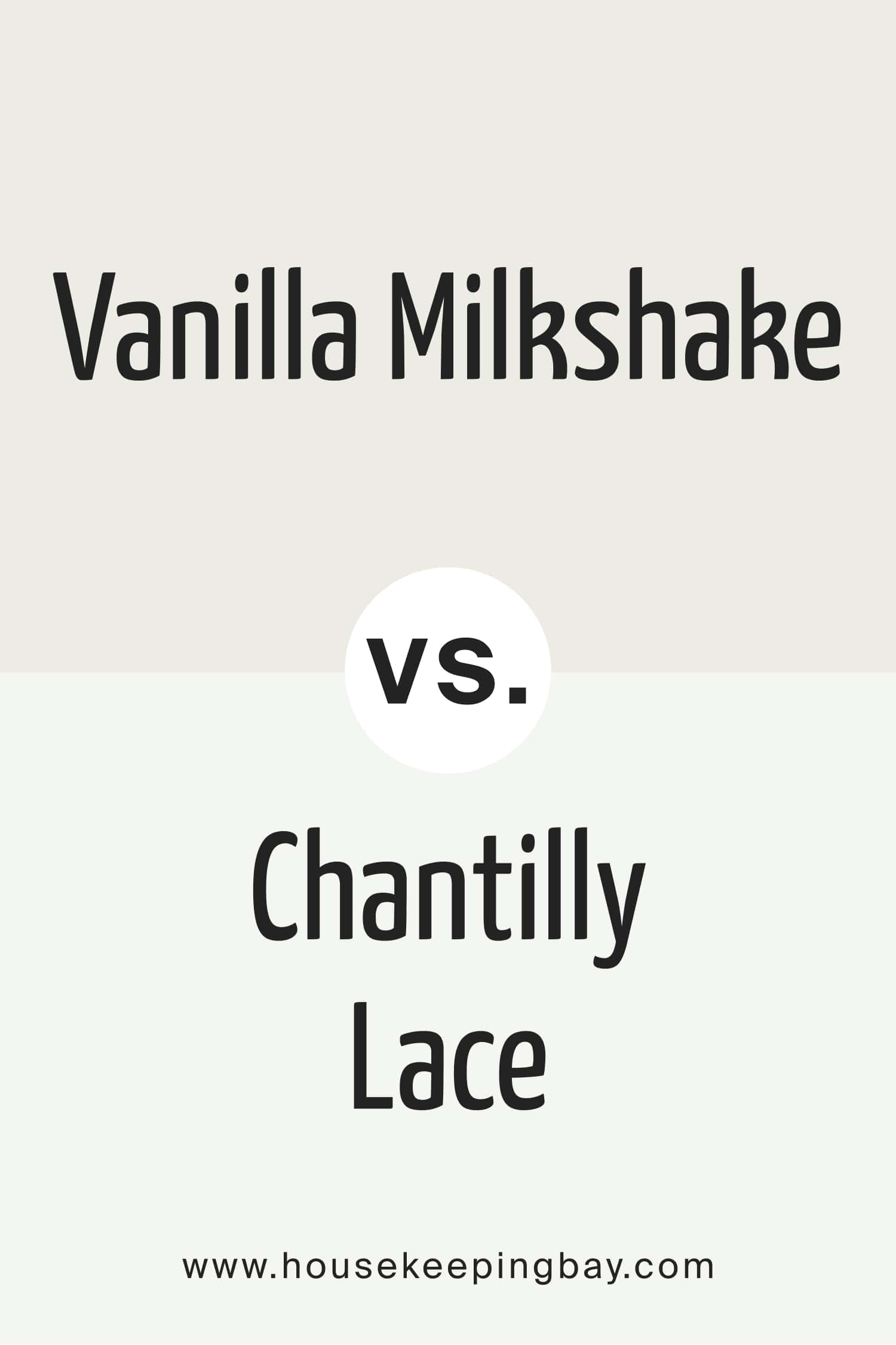 Vanilla Milkshake vs Chantilly Lace