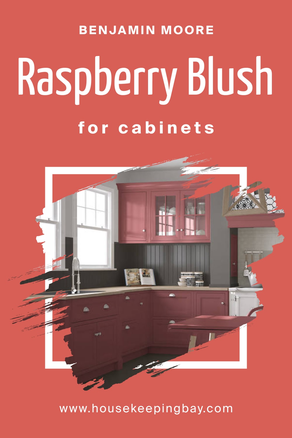 Benjamin Moore. Raspberry Blush 2008 30 For Cabinets