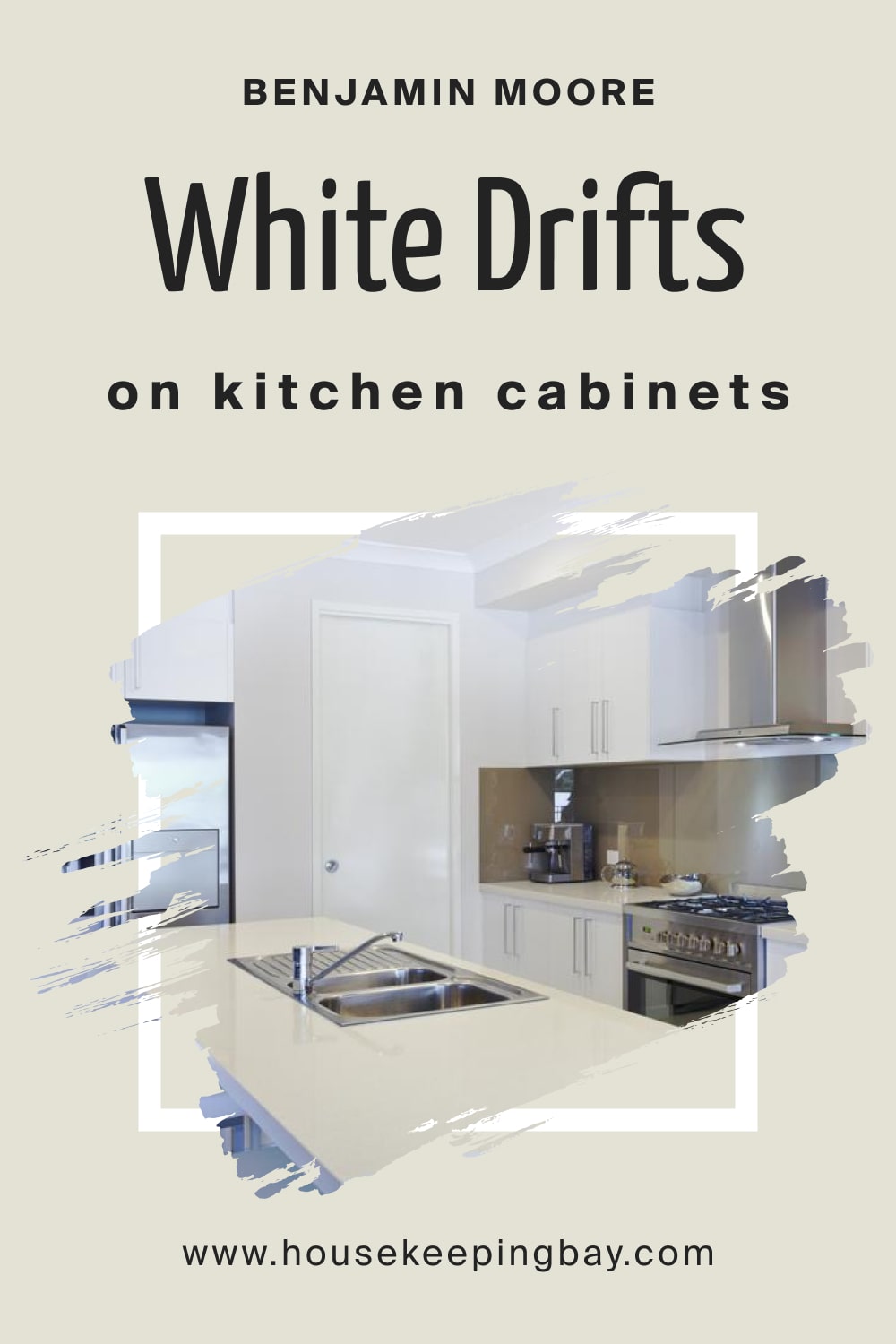 Benjamin Moore. White Drifts OC 138 On Kitchen Cabinets