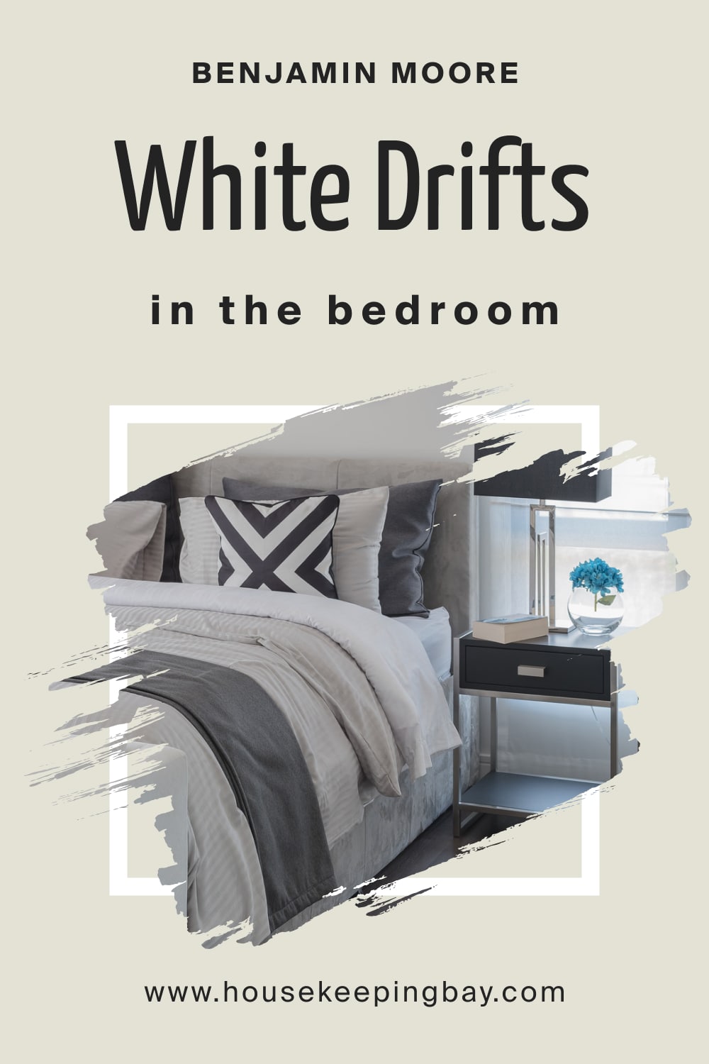 Benjamin Moore. White Drifts OC 138 for the Bedroom