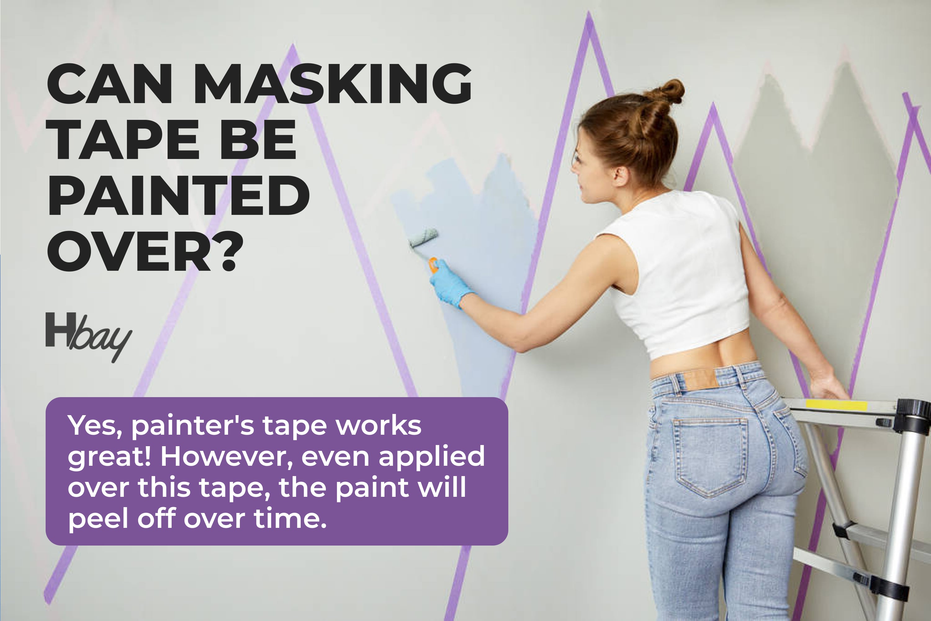 Can masking tape be painted over