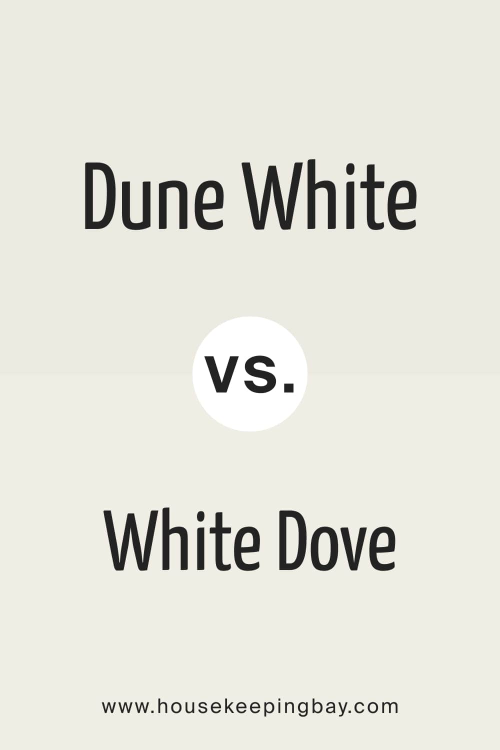 Dune White vs White Dove