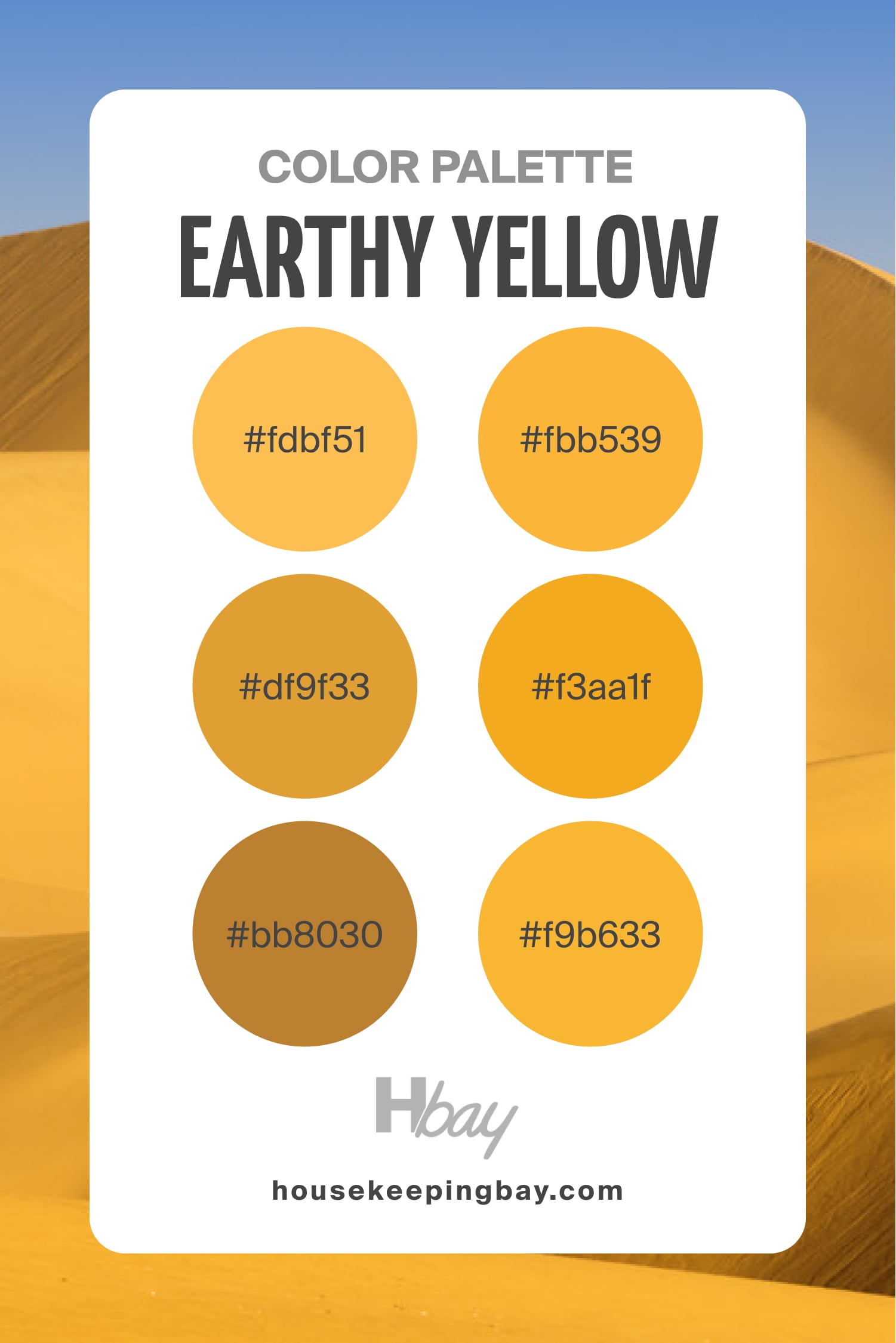 Earthy Yellow Palette