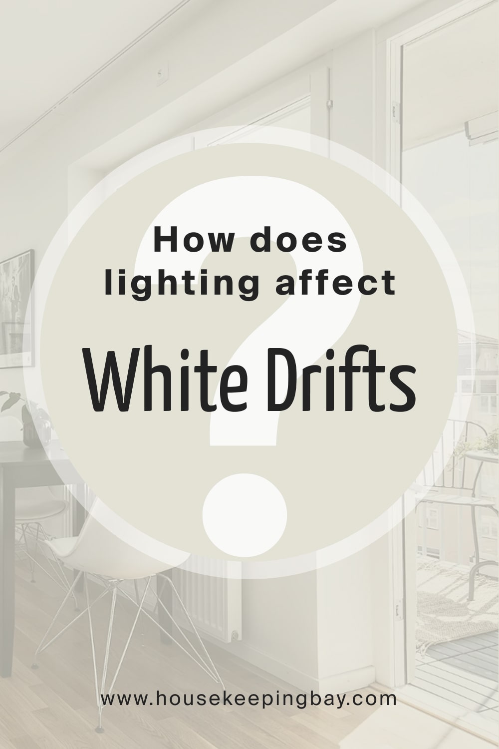 How does lighting affect White Drifts OC 138