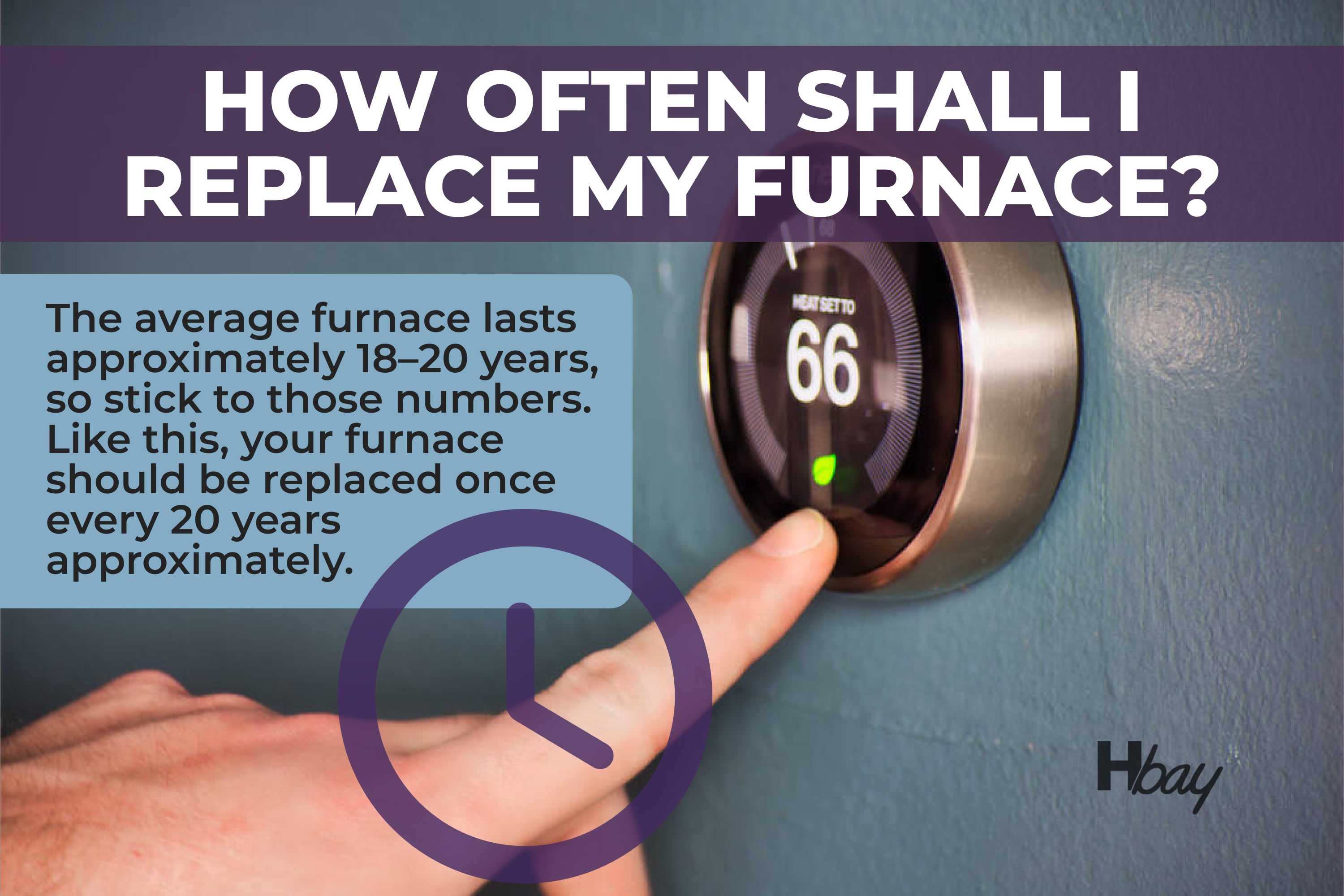 How often shall I replace my furnace