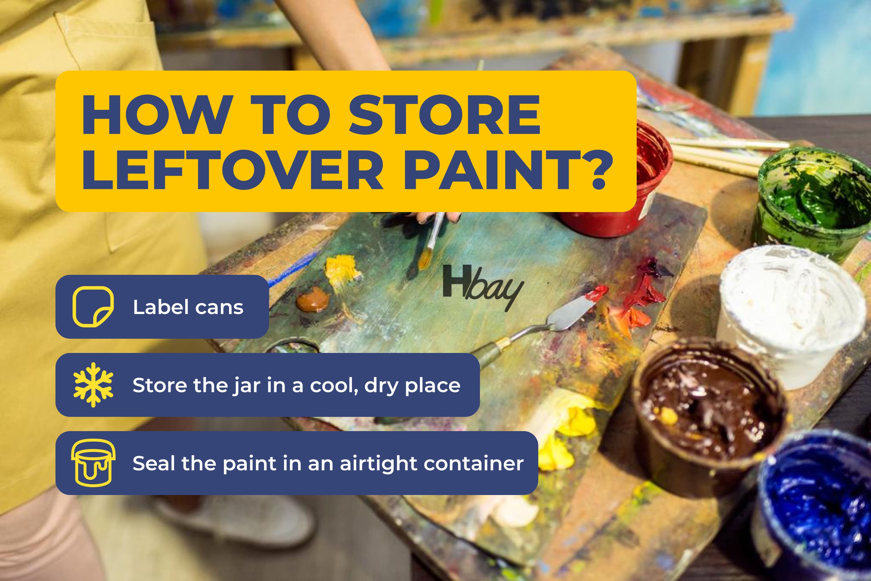 How to Store Leftover Paint