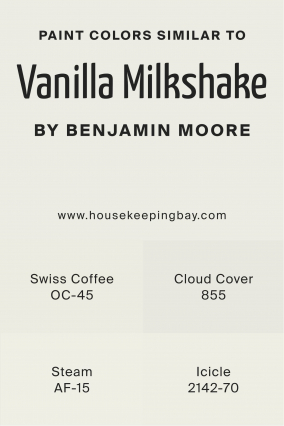 Vanilla Milkshake 2141-70 by Benjamin Moore - Housekeepingbay