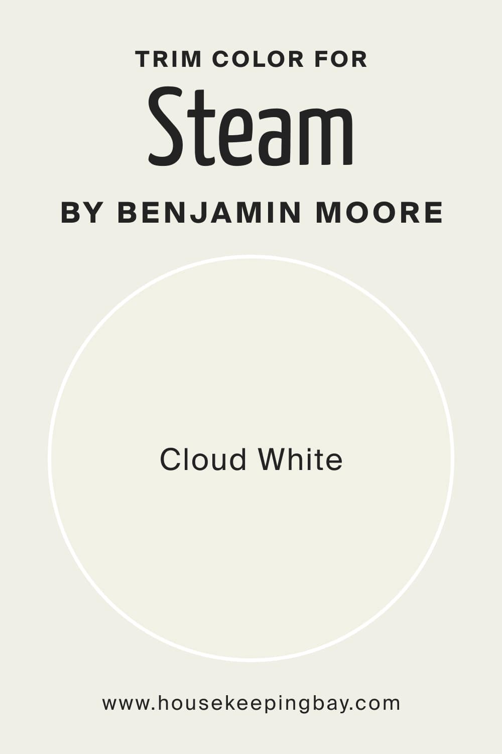 Trim Color for Steam AF 15 by Benjamin Moore