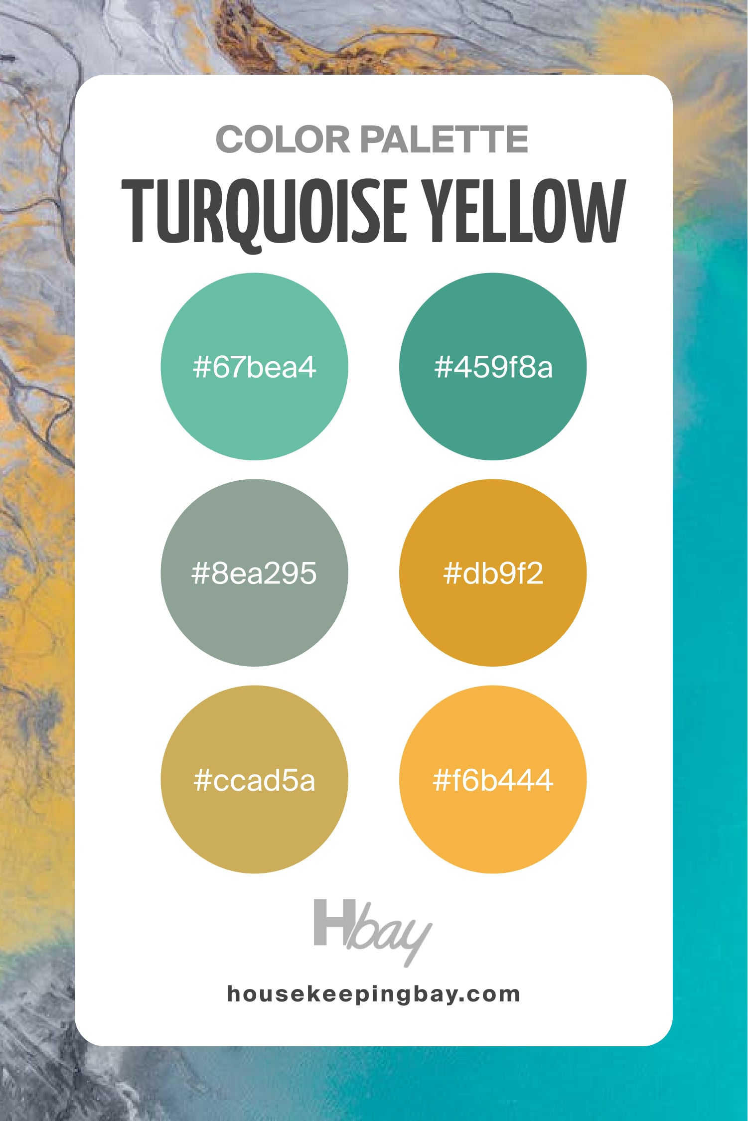 Turquoise Yellow Palette