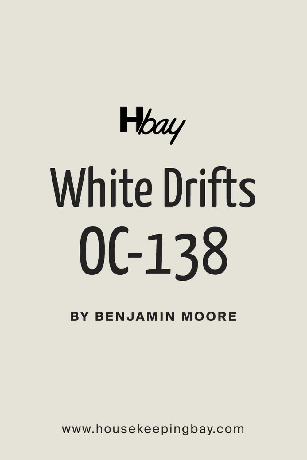 White Drifts OC 138 by Benjamin Moore