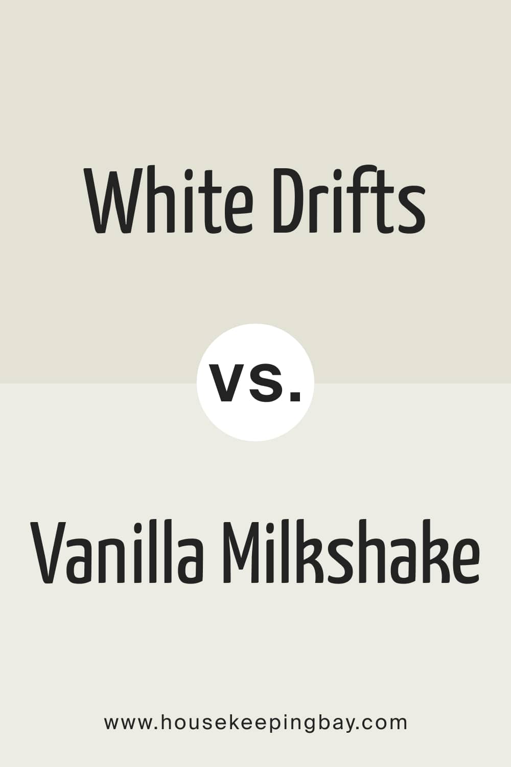 White Drifts vs BM Vanilla Milkshake