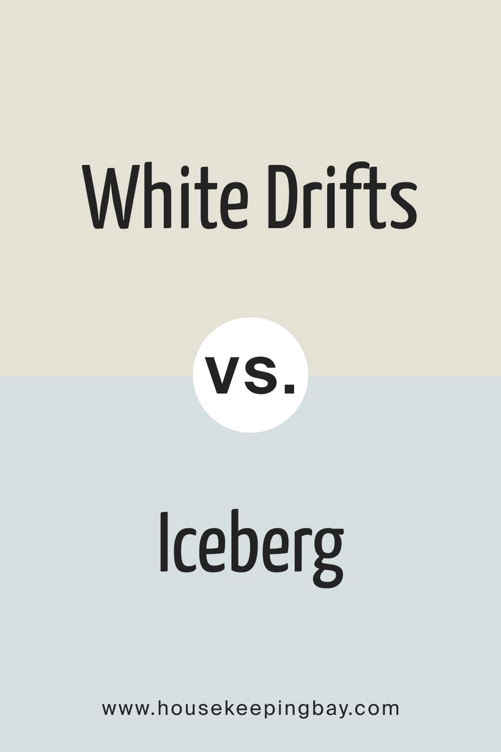 White Drifts vs Iceberg