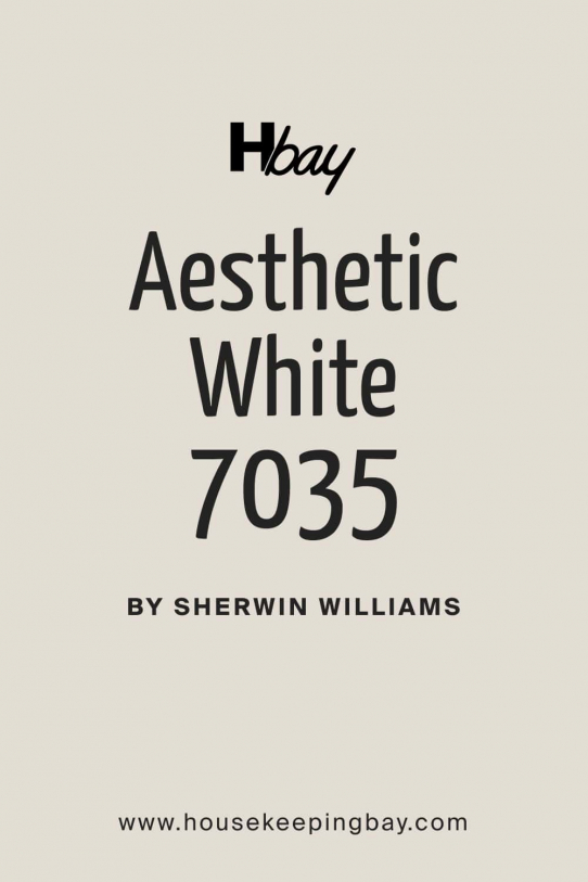 Aesthetic White SW-7035 Color by Sherwin-Williams - Housekeepingbay