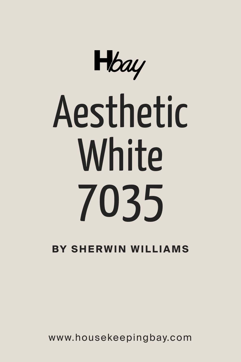 Aesthetic White SW 7035 by Sherwin Williams